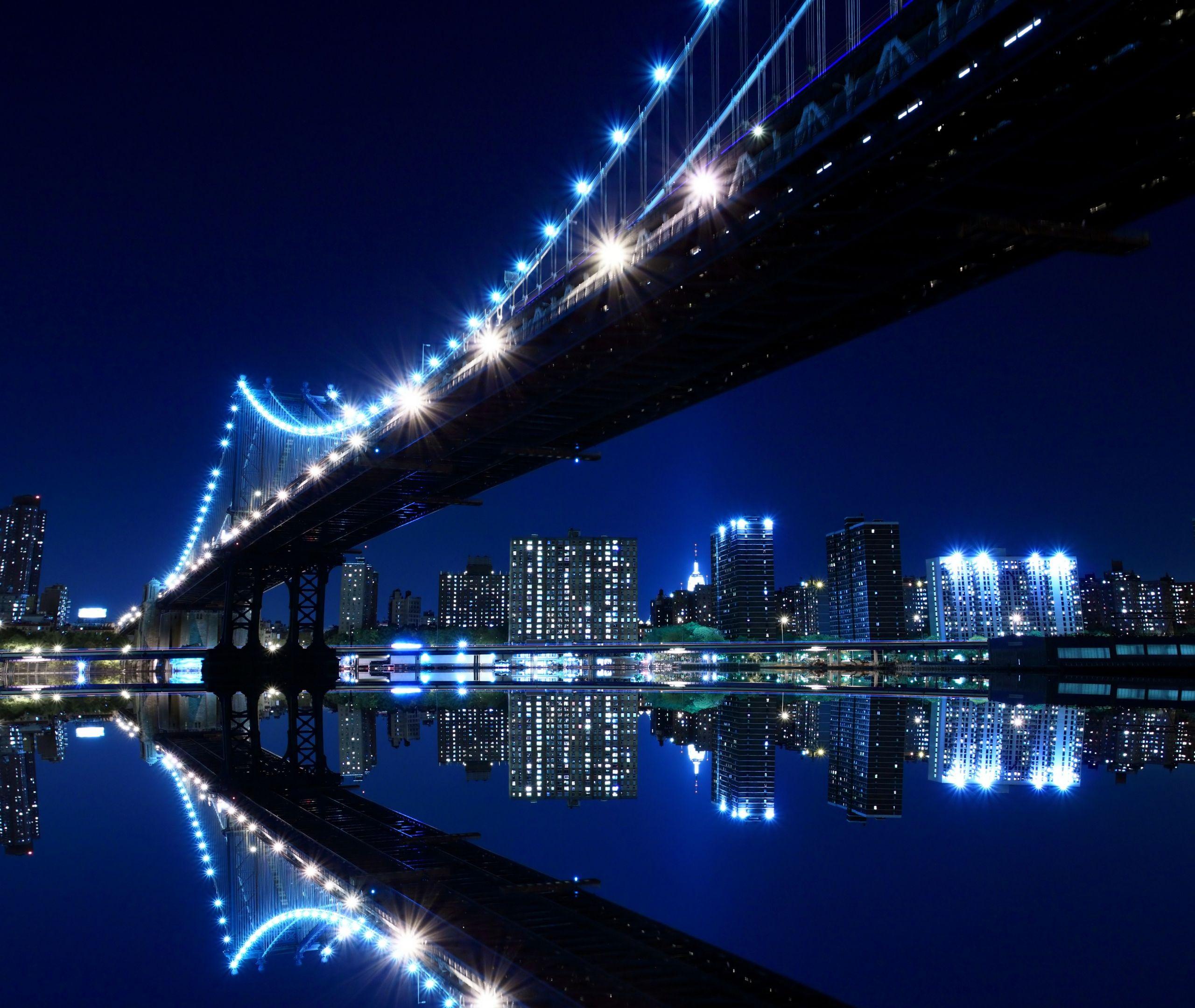 2560x2160 Manhattan Bridge HD Wallpaper