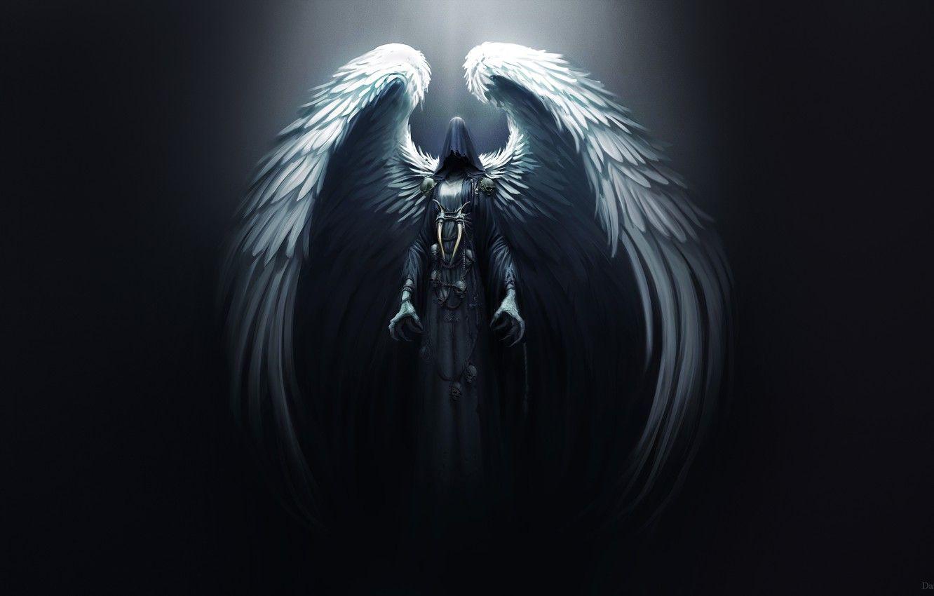 Angel of death, anime, dark, HD phone wallpaper