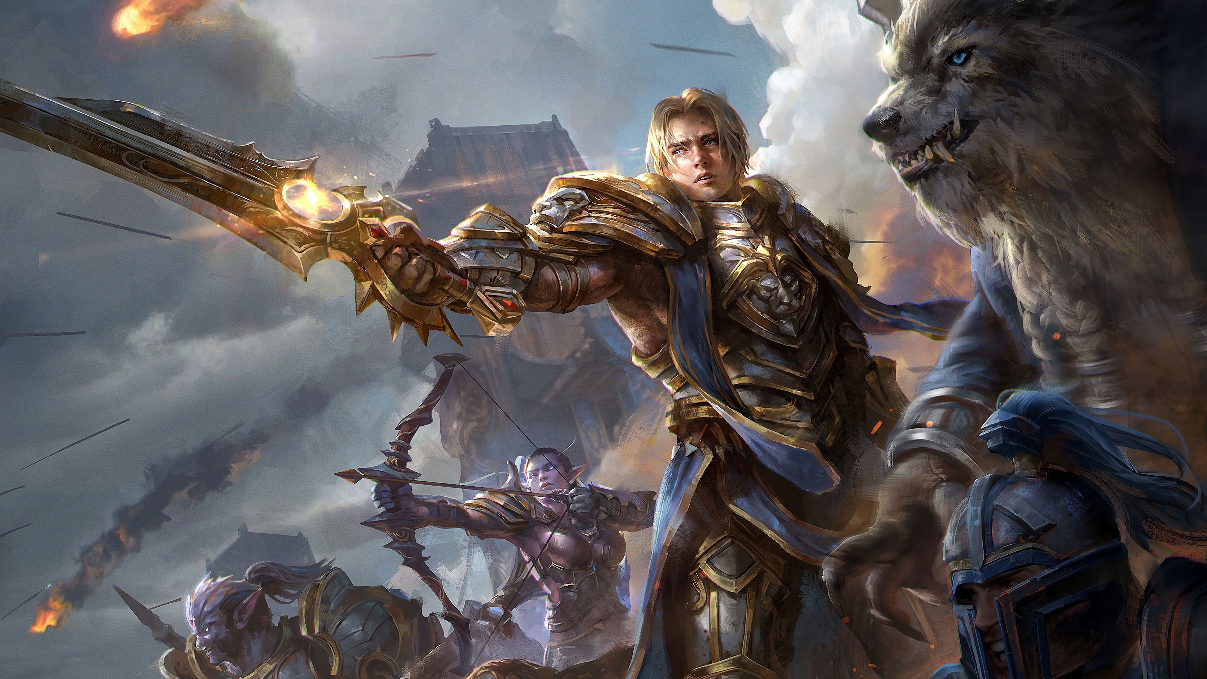 3840x2160 Anduin Wrynn Wallpaper