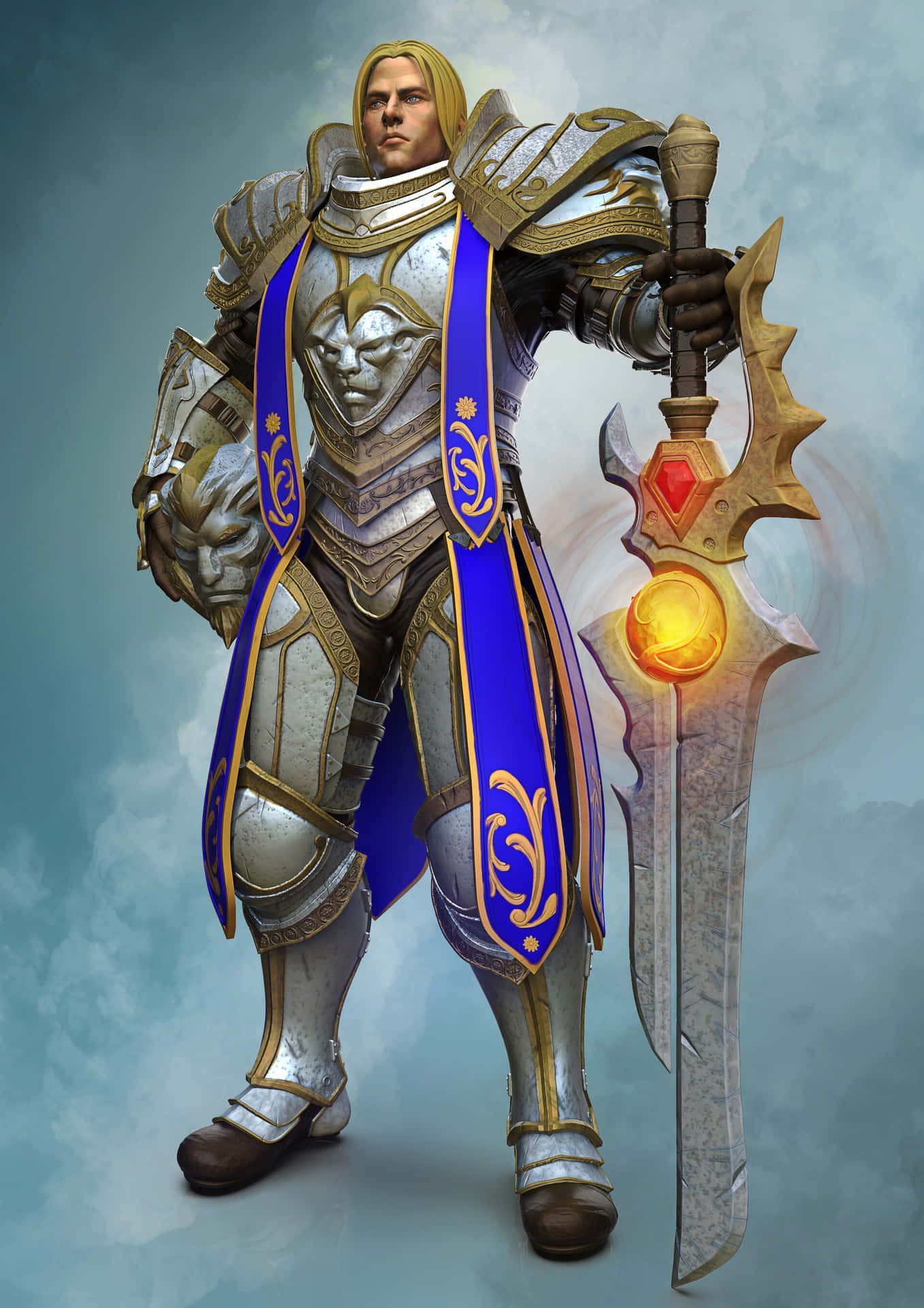 1357x1920 Rightful King Of Stormwind Wallpaper