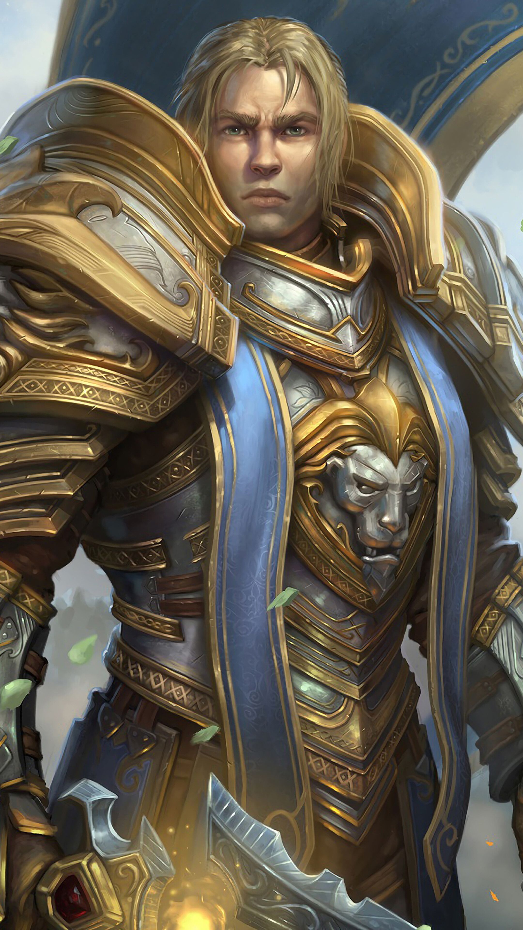 2160x3840 Anduin Wrynn, WoW, 4k HD Phone