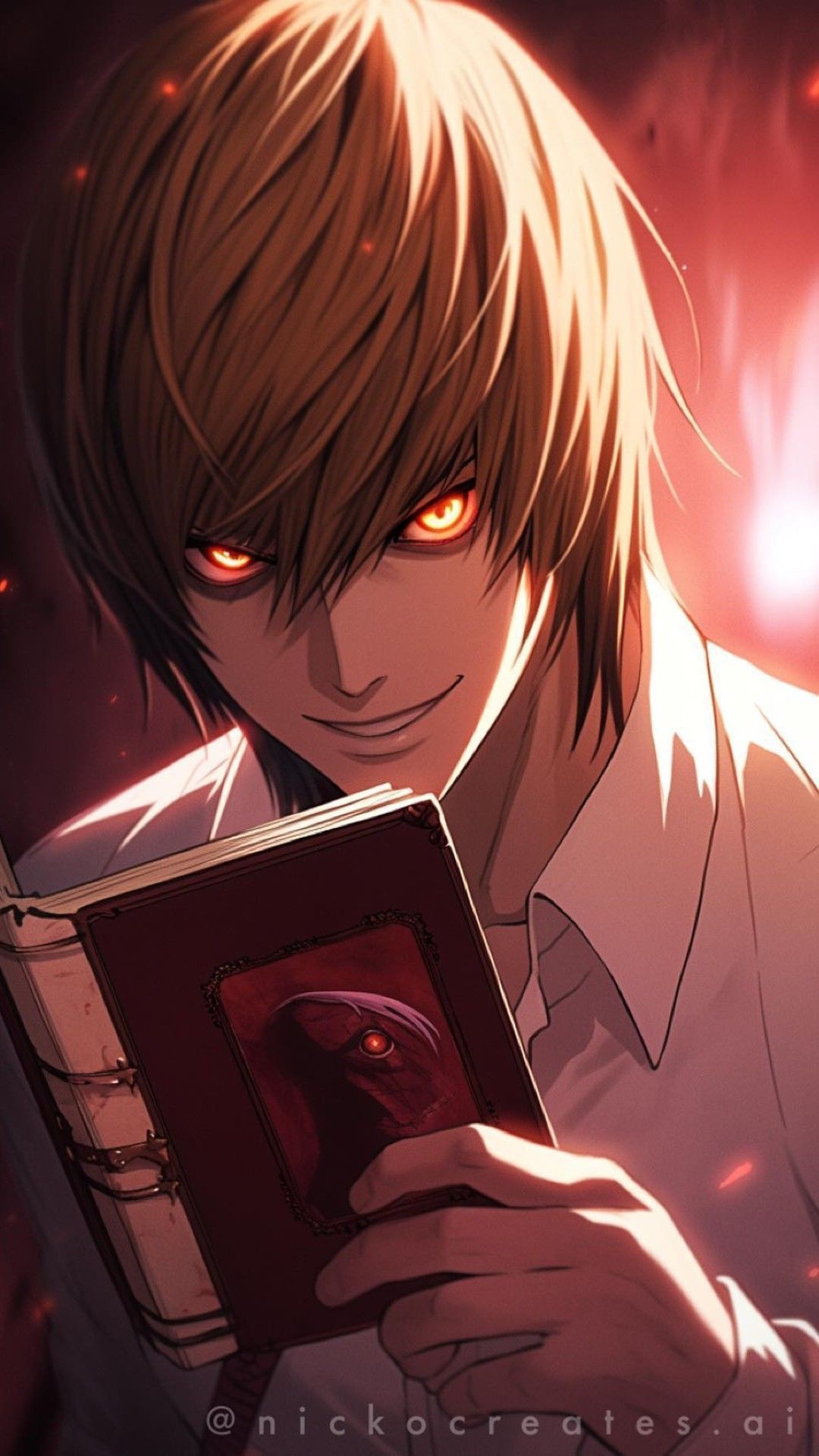 1080x1920 Light Yagami iPhone Wallpaper