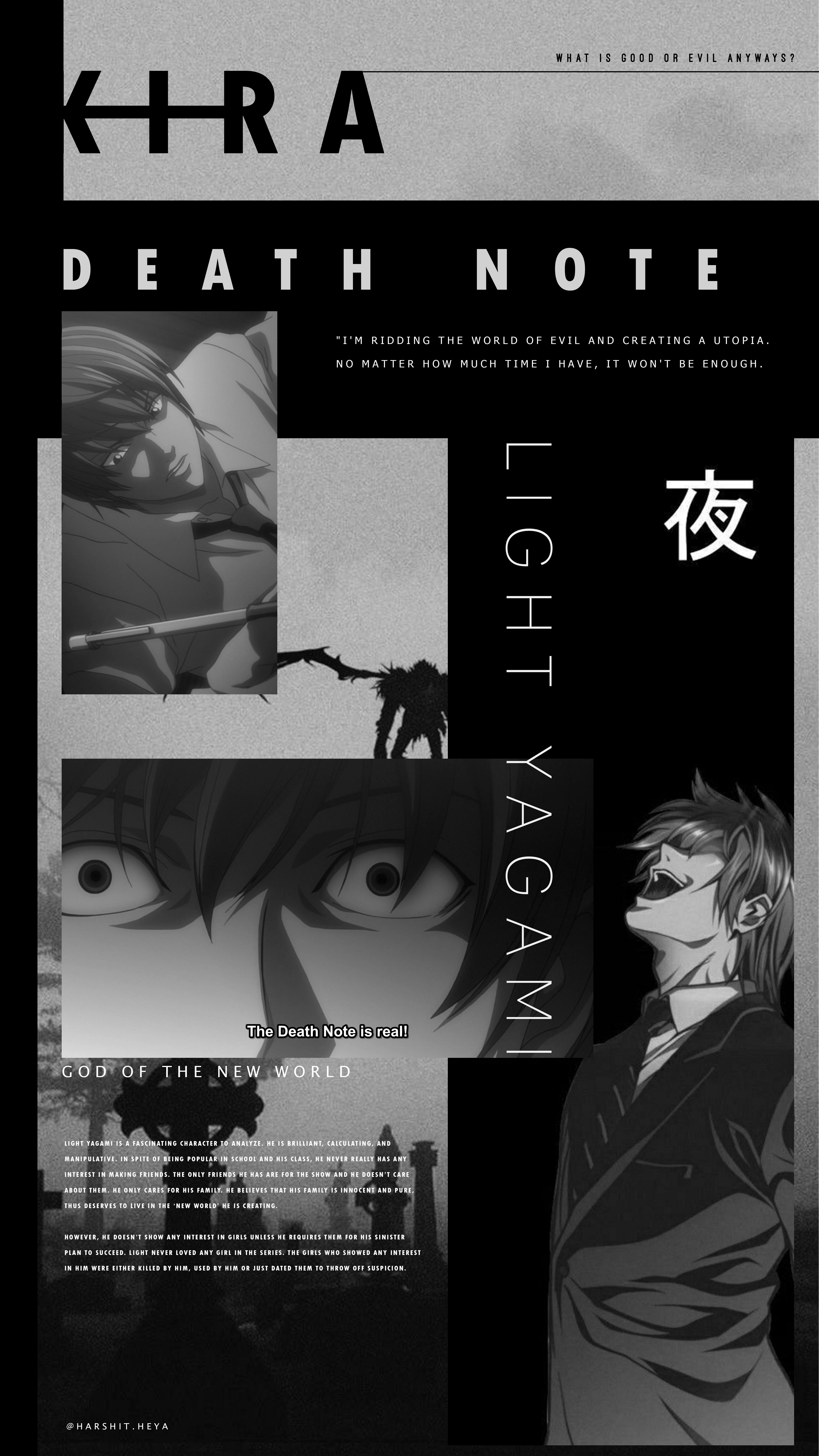 4371x7771 Light Yagami (Kira) dark aesthetics