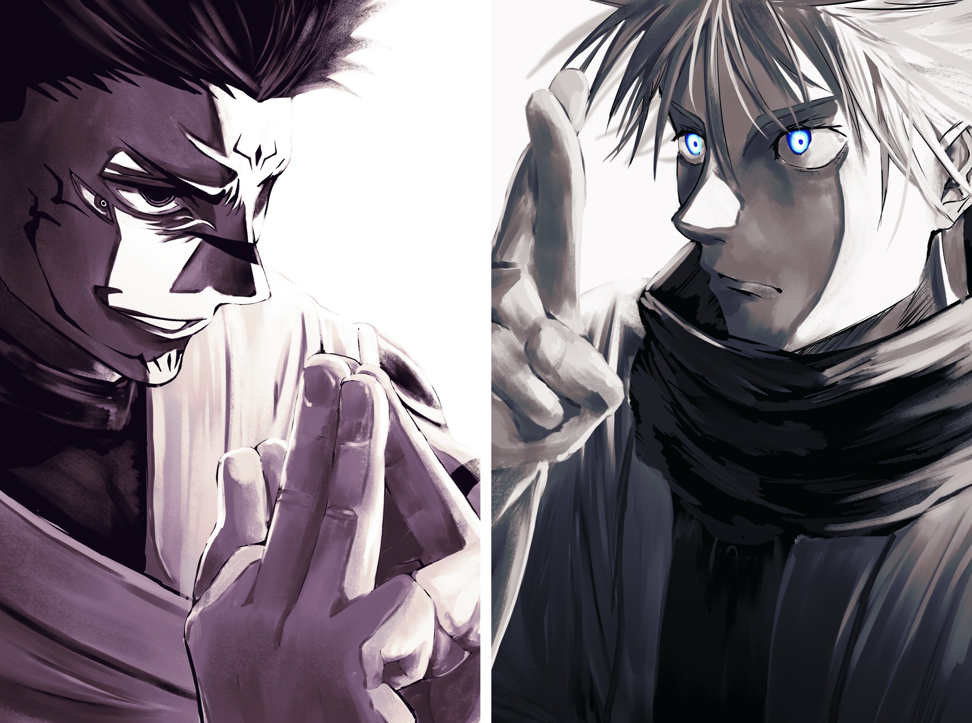 3104x2309 Epic Gojo vs Sukuna HD Wallpaper