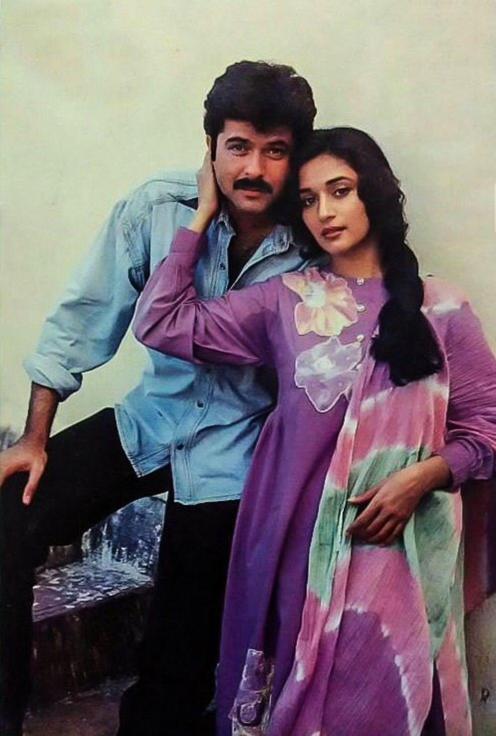 996x1478 Beautiful Copule Madhuri Dixit And Anil Kapoor Wallpaper