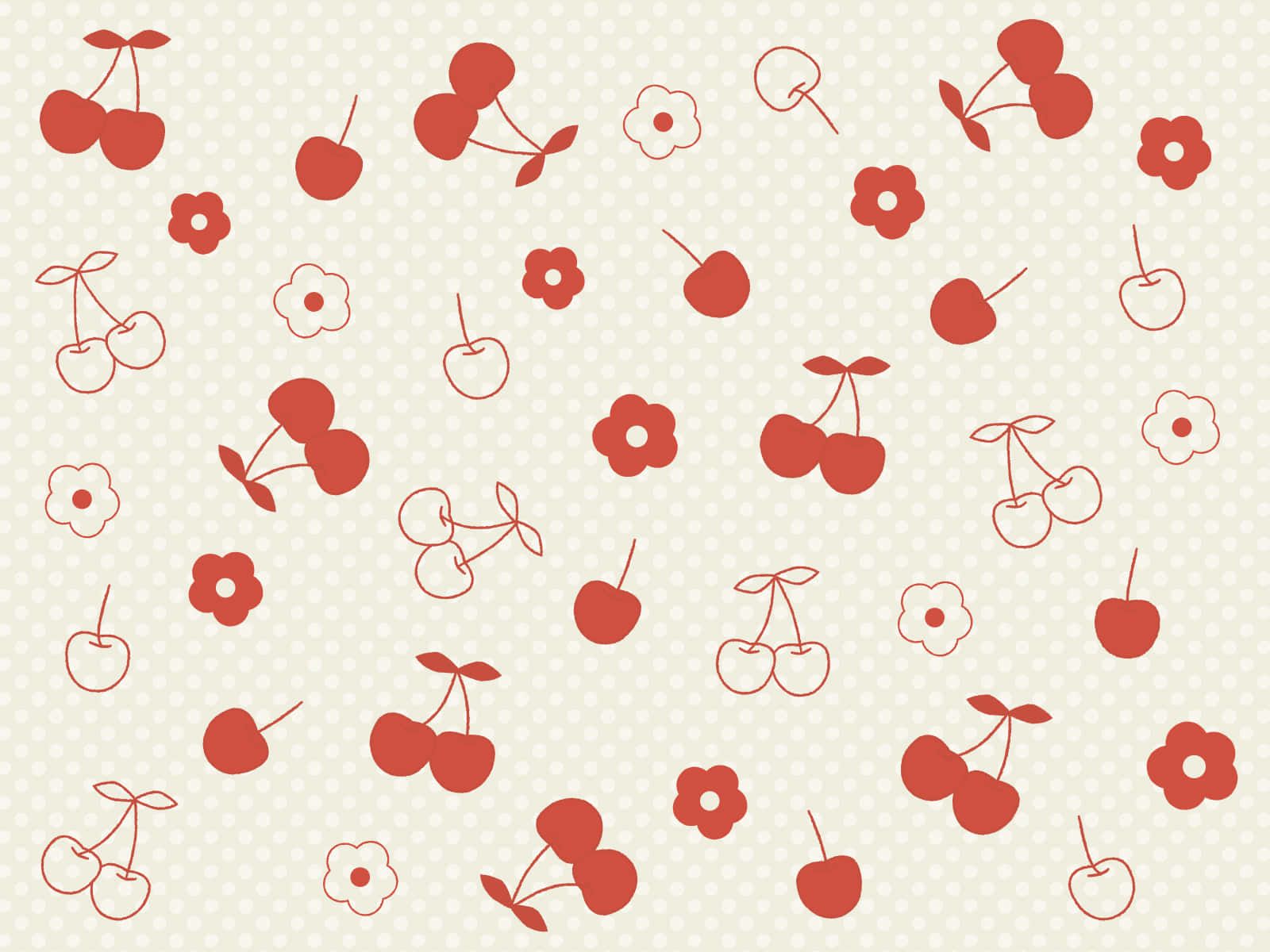 1600x1200 Cute Cherry Wallpaper