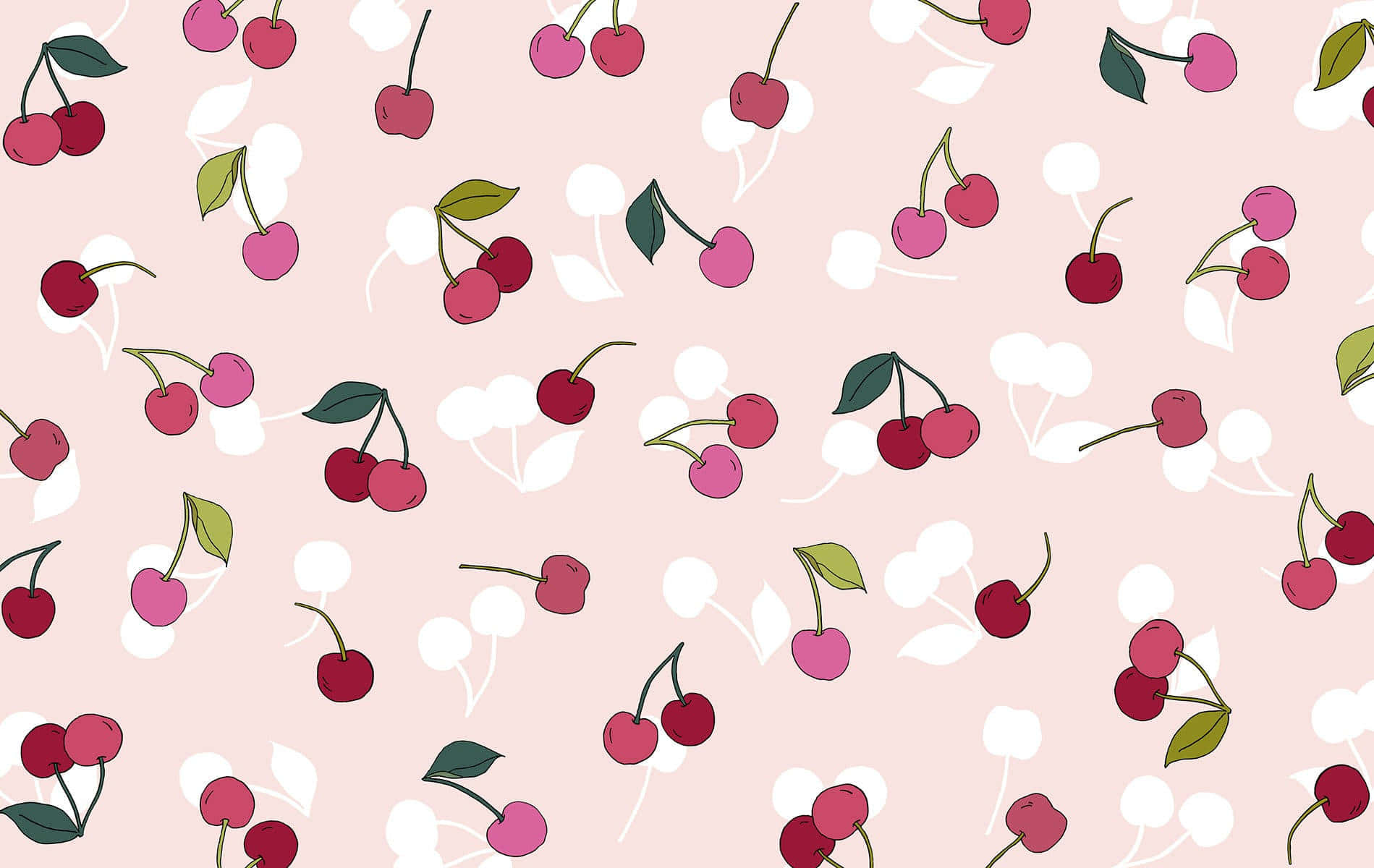 1899x1200 Cute Cherry Wallpaper