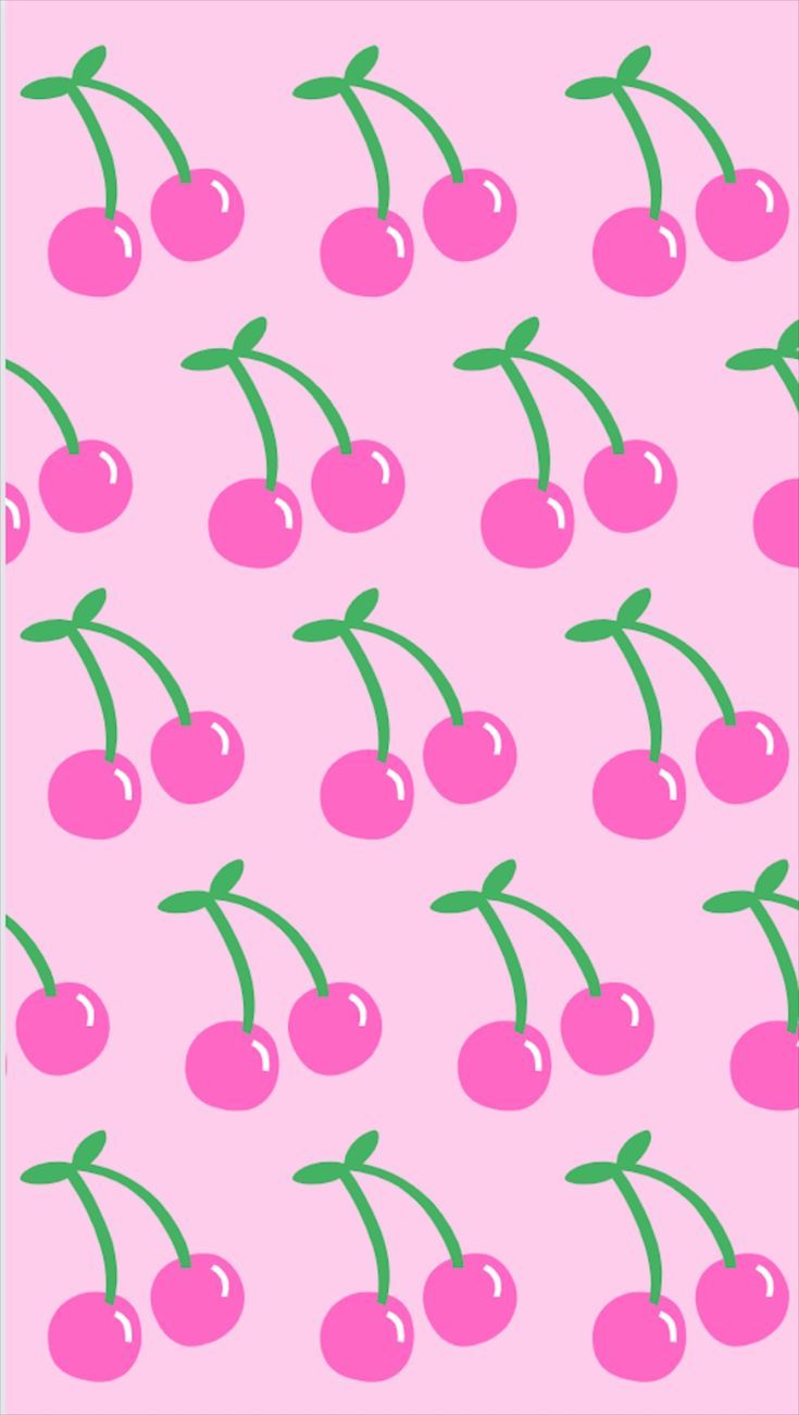735x1301 pink cherries wallpaper