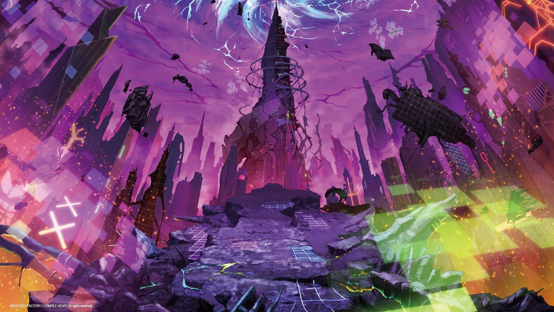 1920x1080 Soul Eater palace digital wallpaper, anime, Hyperdimension