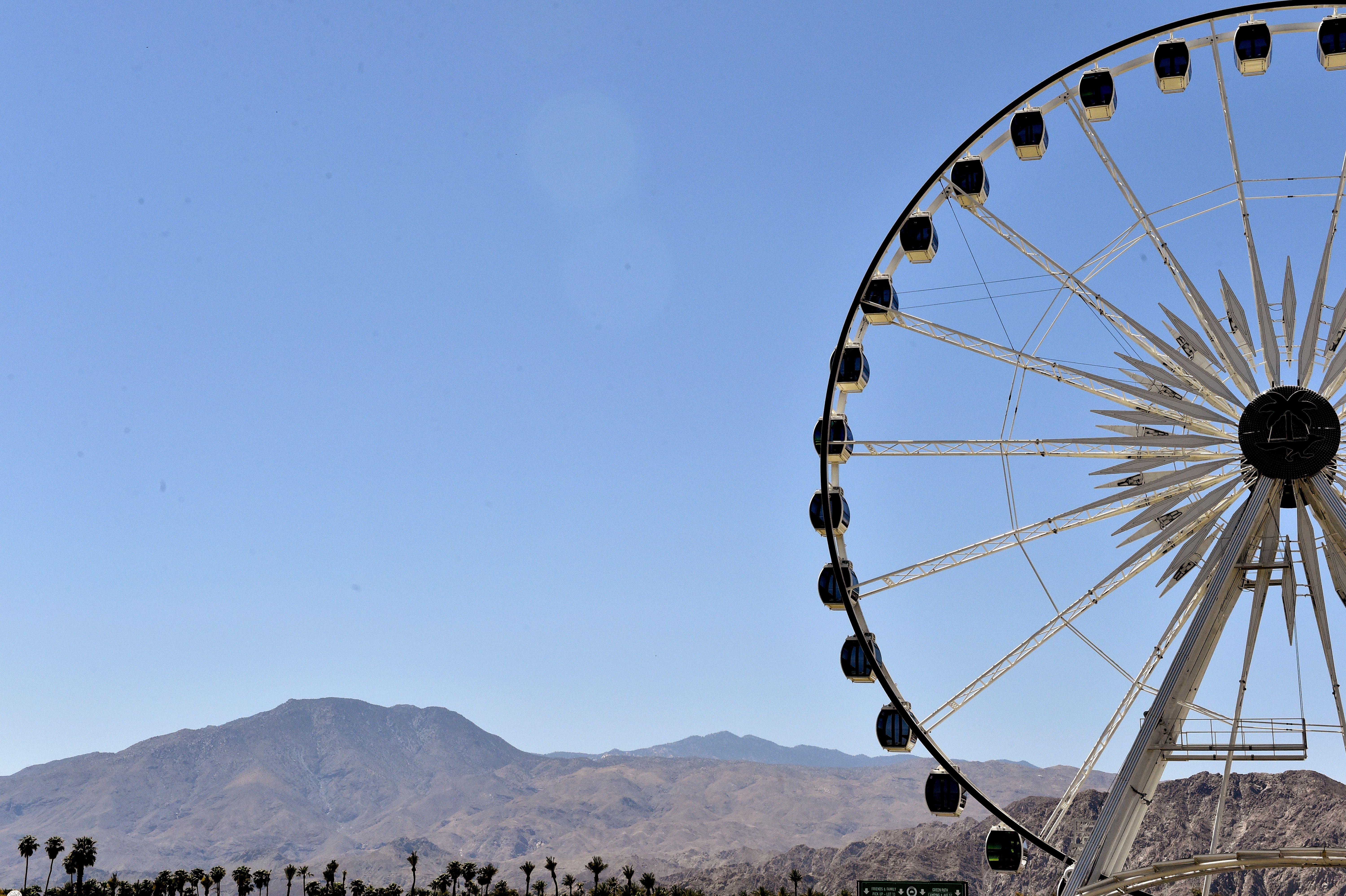 6000x3994 The Ferris Wheel Is Seen During 2018 Coachella Valley