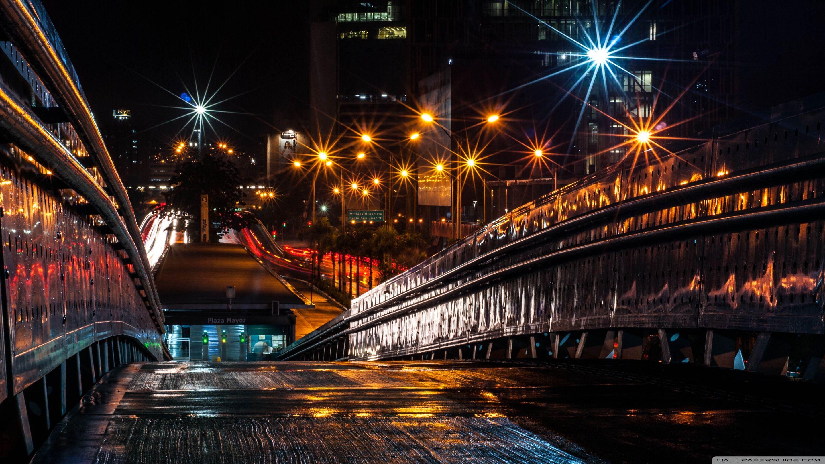 2880x1620 Bridge at Night ❤ 4K HD Desktop Wallpaper for 4K Ultra HD