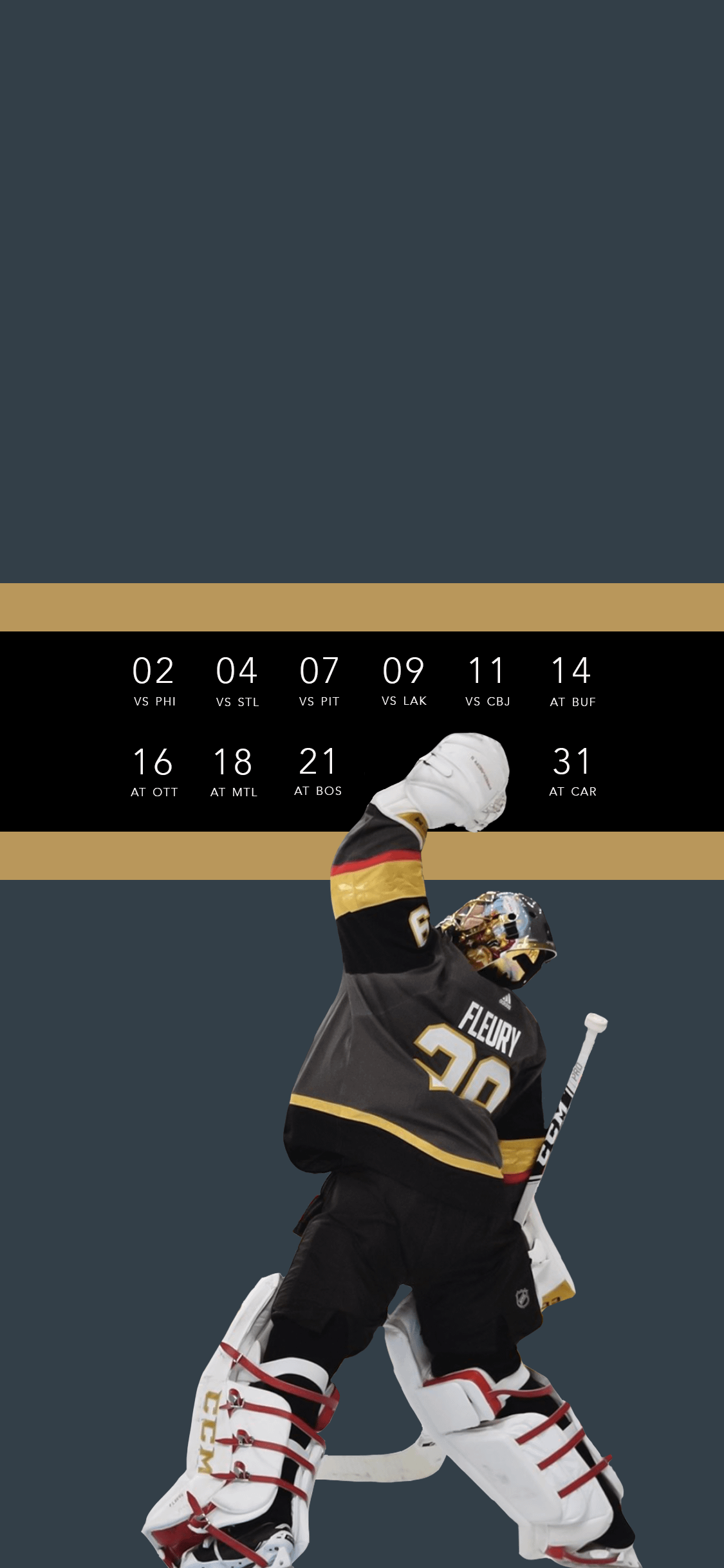1125x2436 Flower Power Goalie Marc Andre Fleury