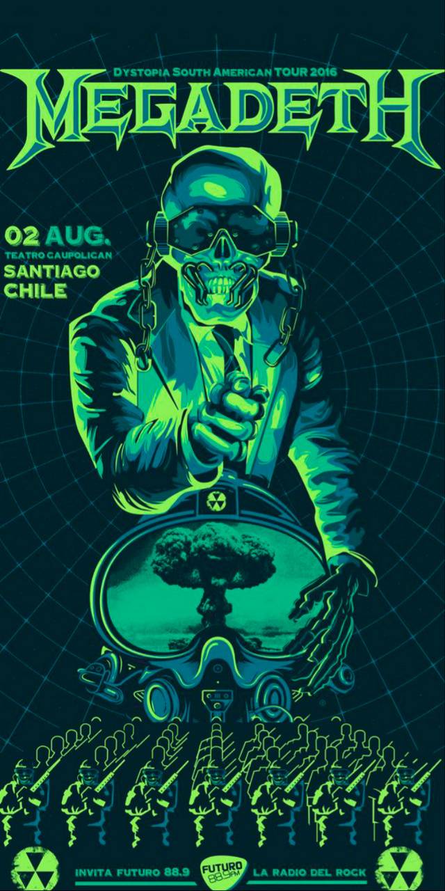 640x1280 Megadeth Wallpaper