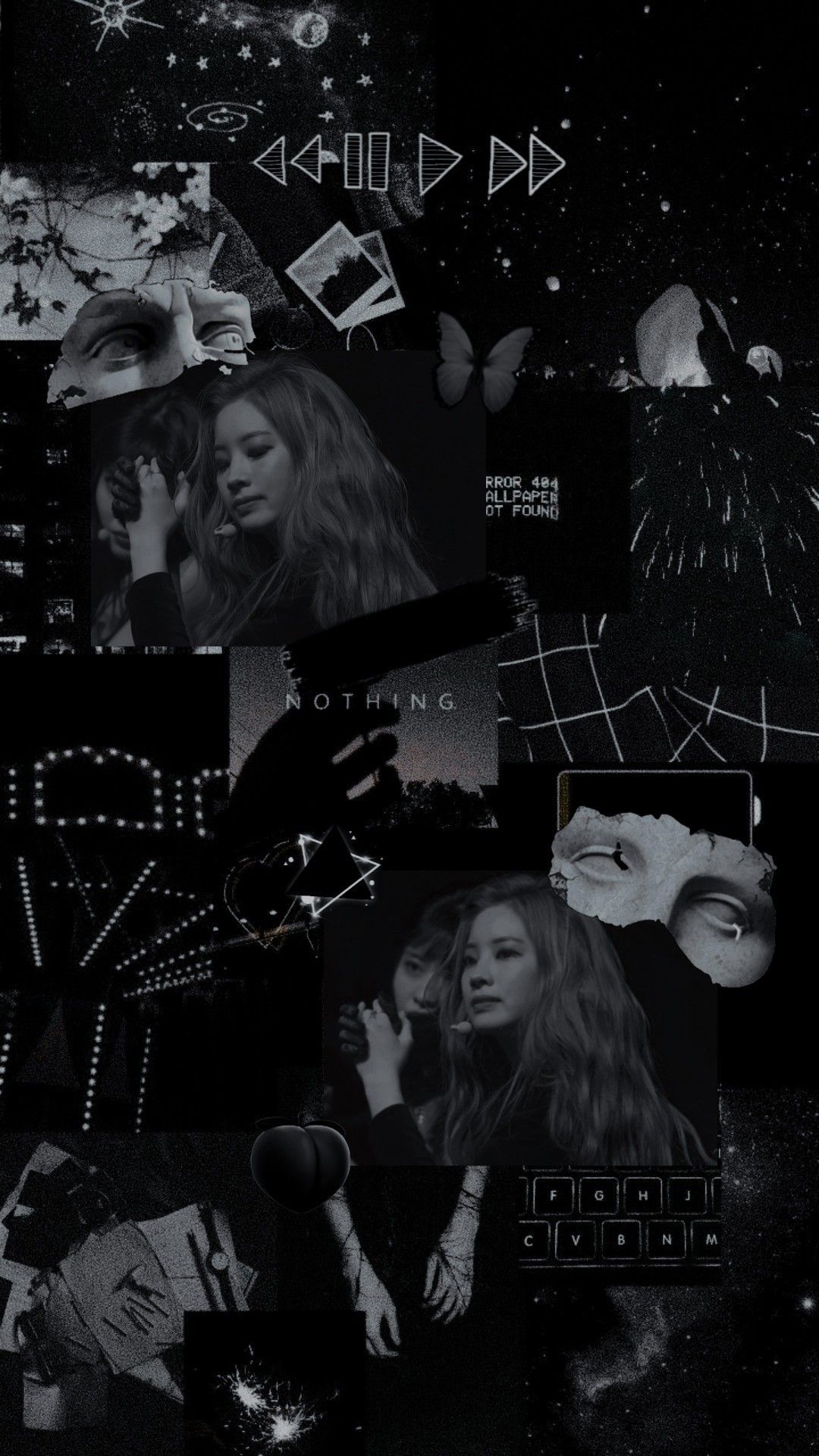 1080x1920 Dahyun Wallpaper. Black aesthetic