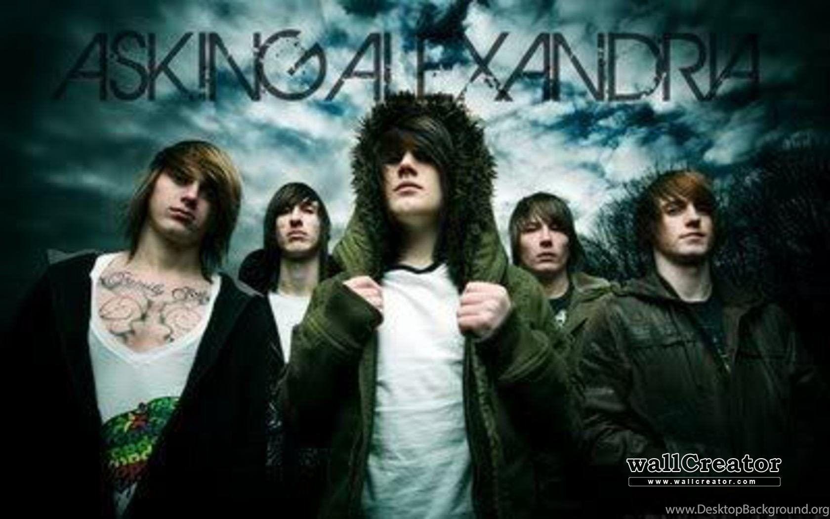 1680x1050 Asking Alexandria Background Desktop Background