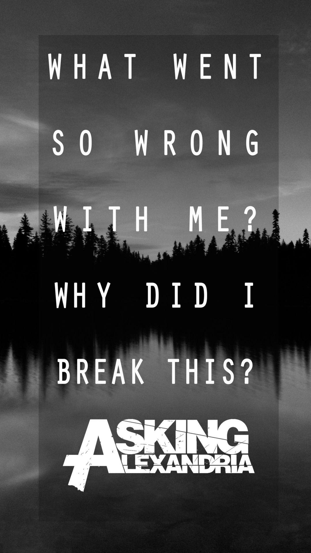 1080x1920 High Definition Asking Alexandria iPhone Wallpaper