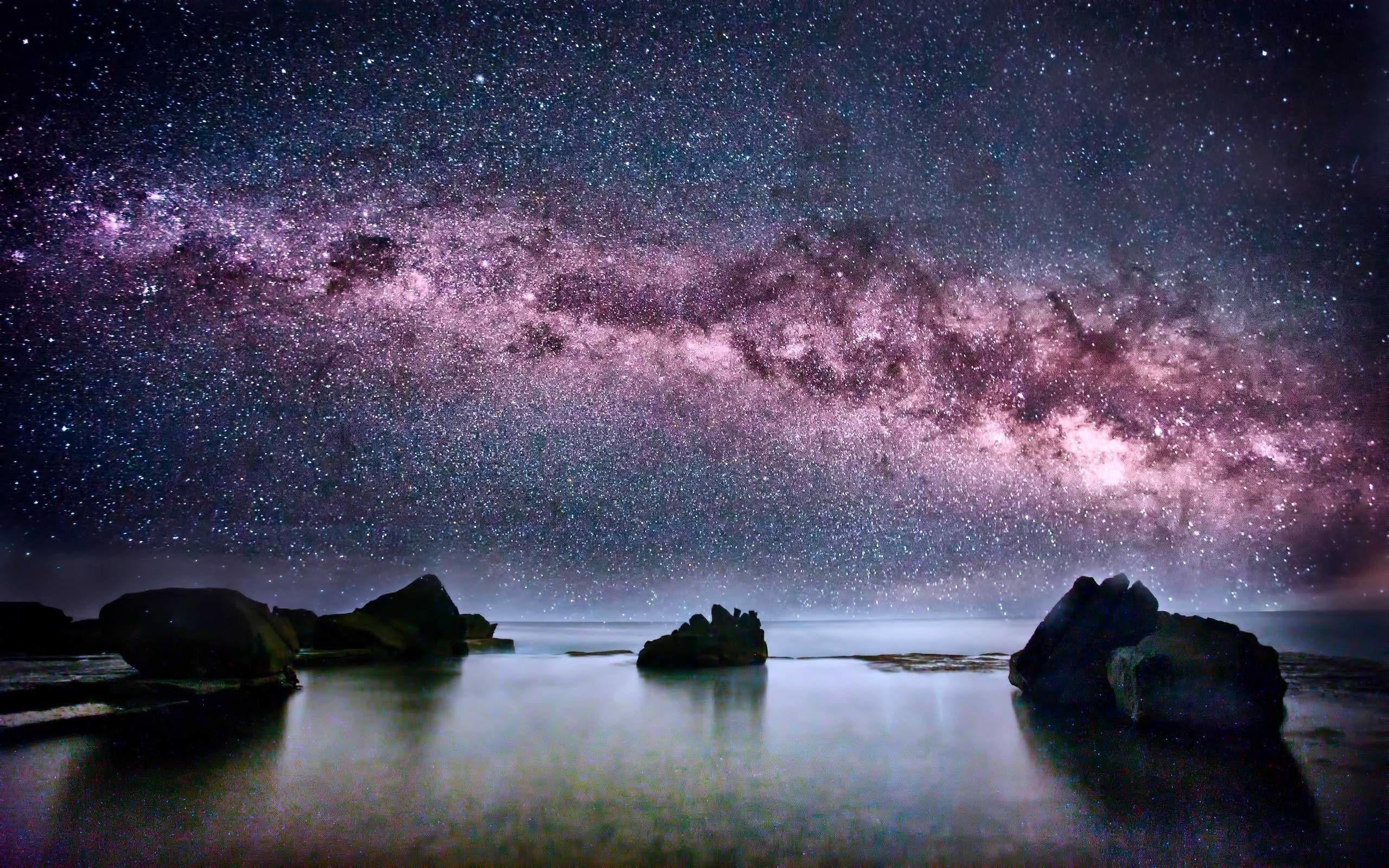 2560x1600 HD Milky Way Wallpaper