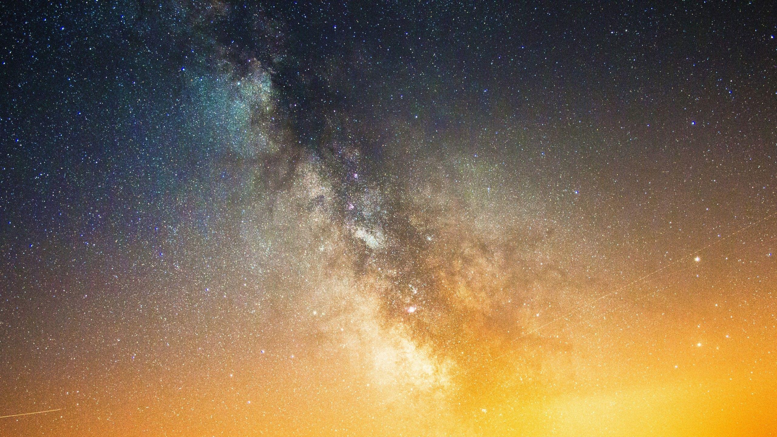 2560x1440 Wallpaper Milky way, Stars, 5K, HD, Space