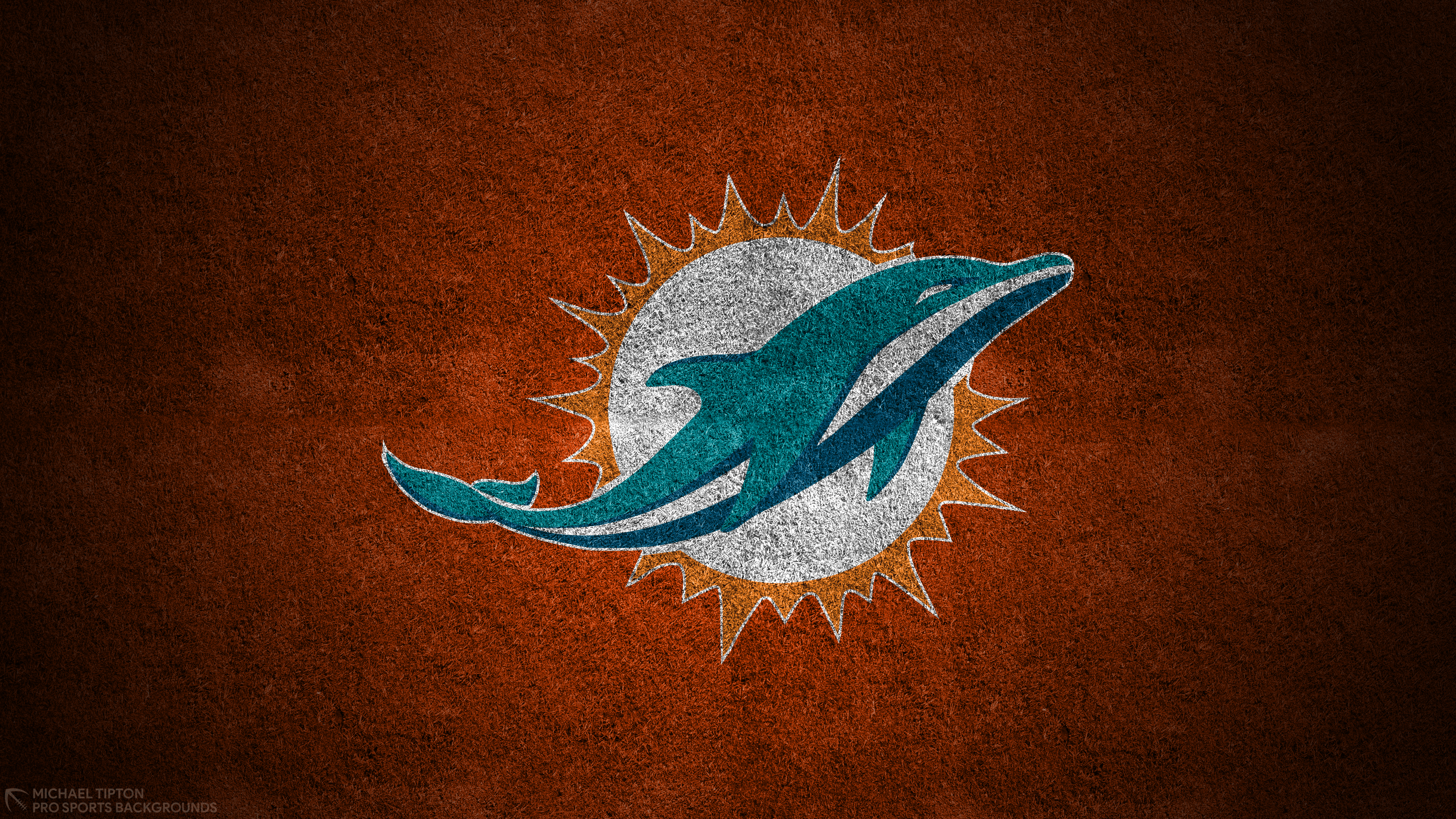 3840x2160 Miami Dolphins Logo Wallpaper