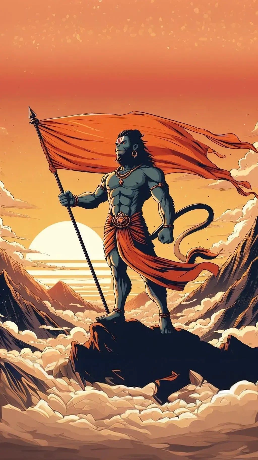 1024x1824 Some wallpaper of Lord Hanuman you