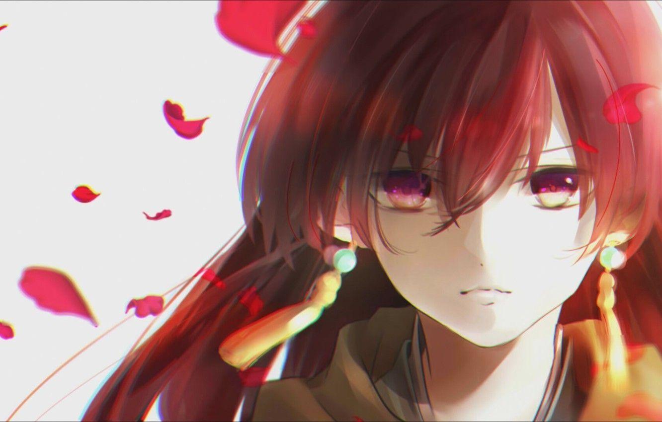 1332x850 Wallpaper girl, anime, art, Princess, Dawn Yona, Akatsuki no