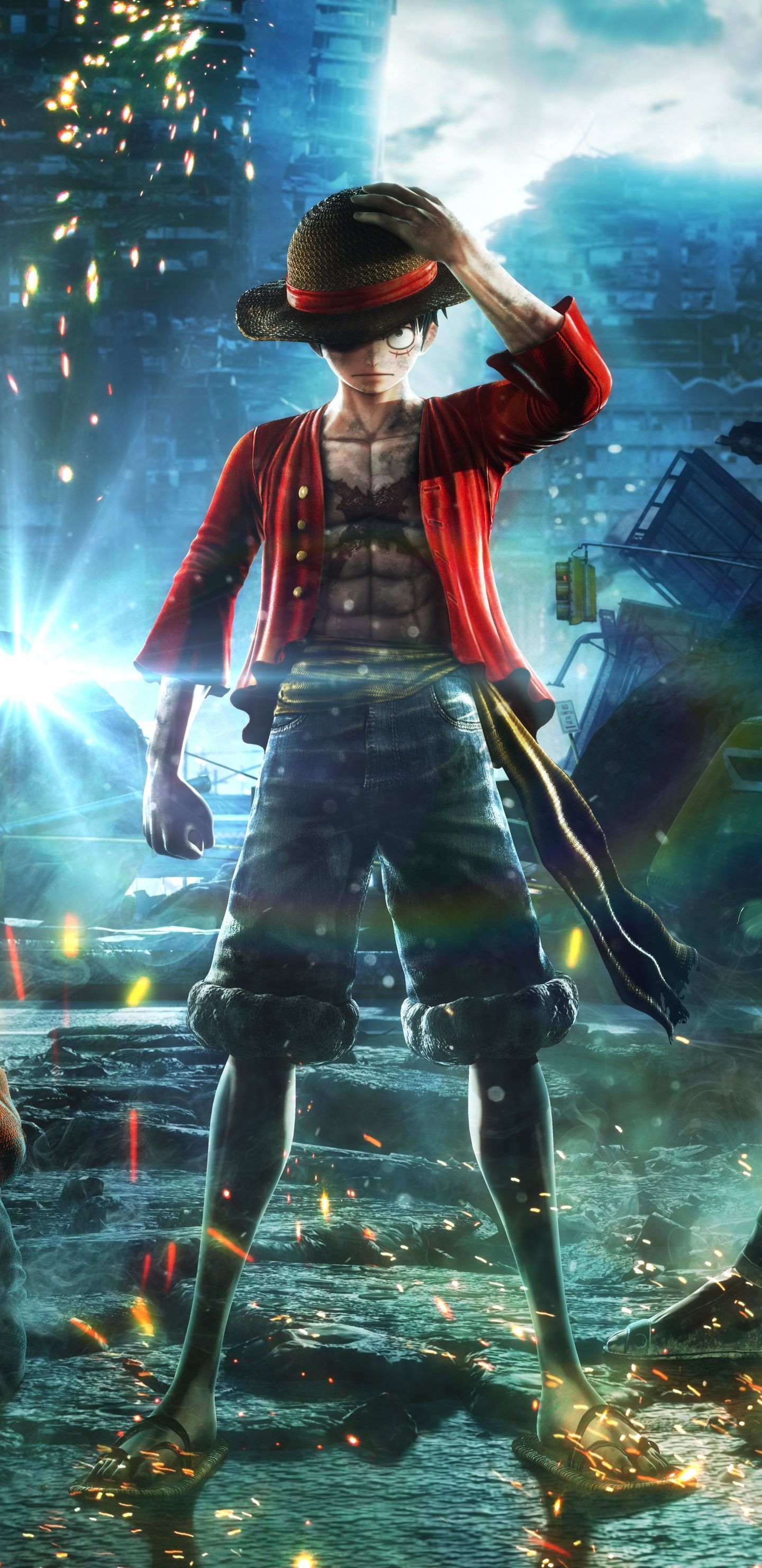 1440x2960 Video Game, Monkey D Luffy, Jump Force