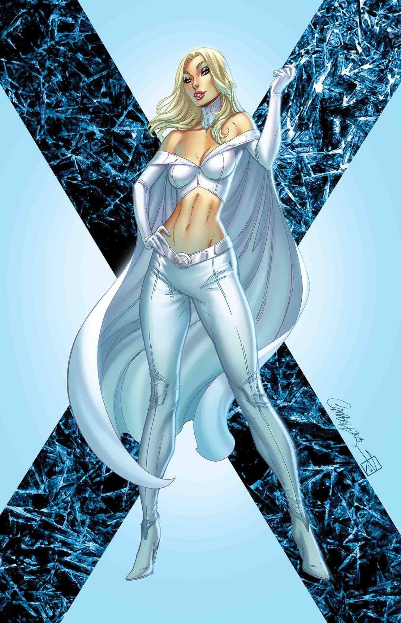 1296x2015 X Men Black: Emma Frost By J. Scott Campbell *