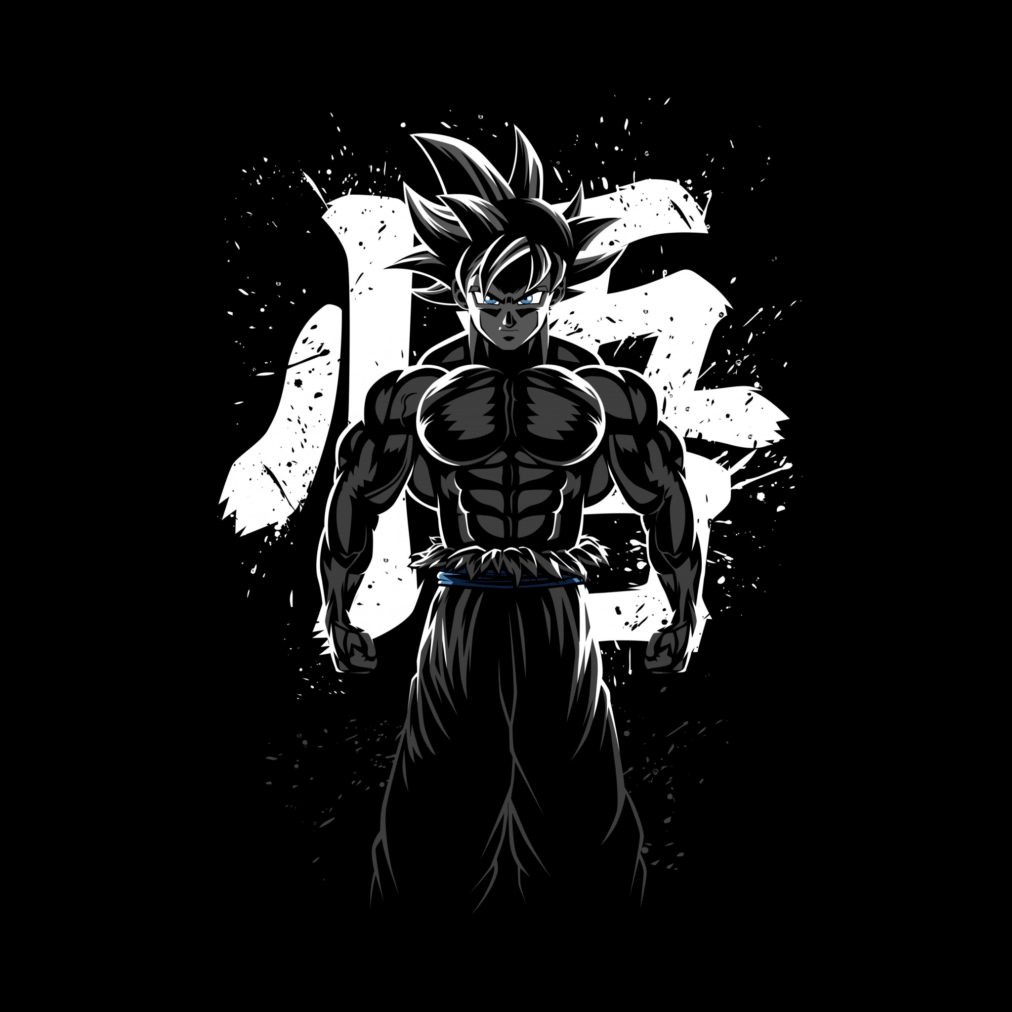 2048x2048 Goku Musculoso Wallpaper 4K, Dragon