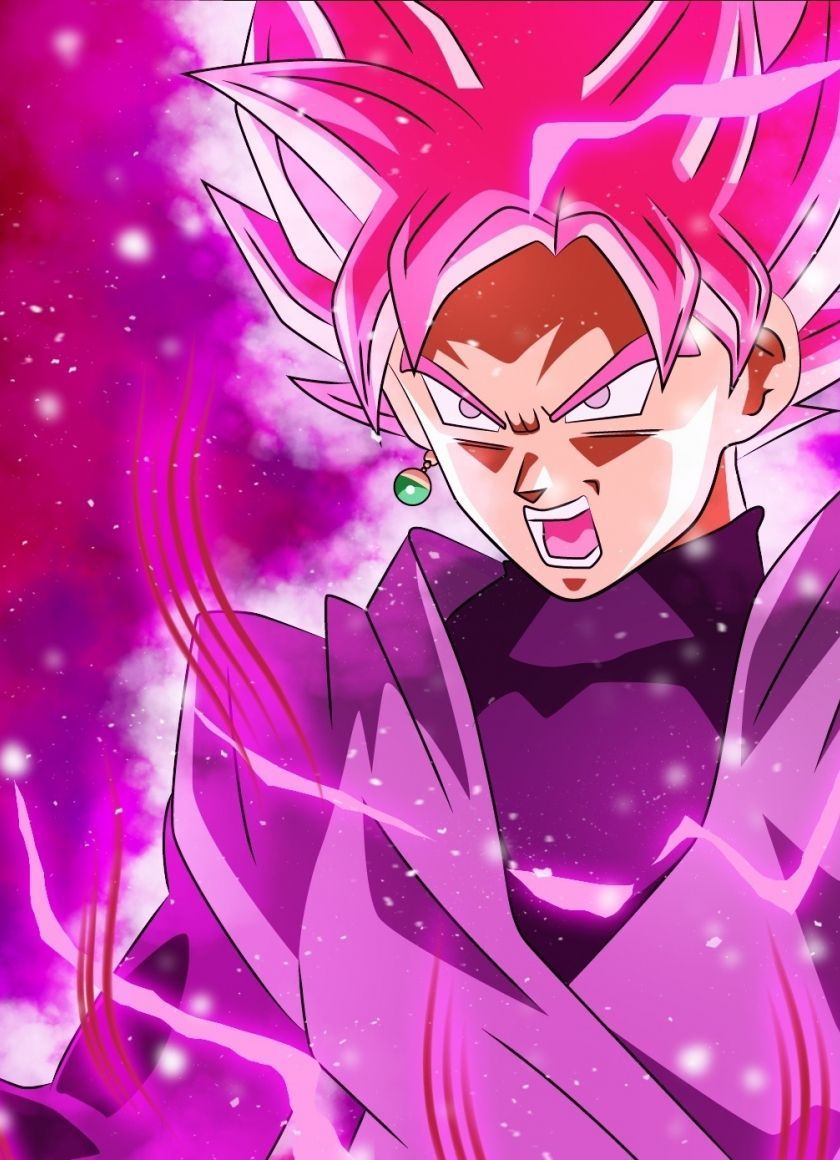 840x1160 dragon ball super, black goku, iphone