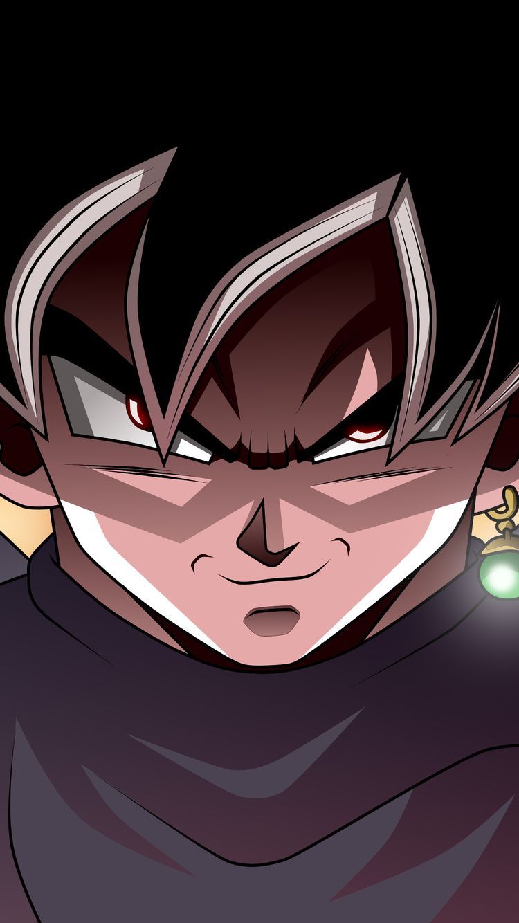 750x1334 Black Goku Dragon Ball Super 8k iPhone