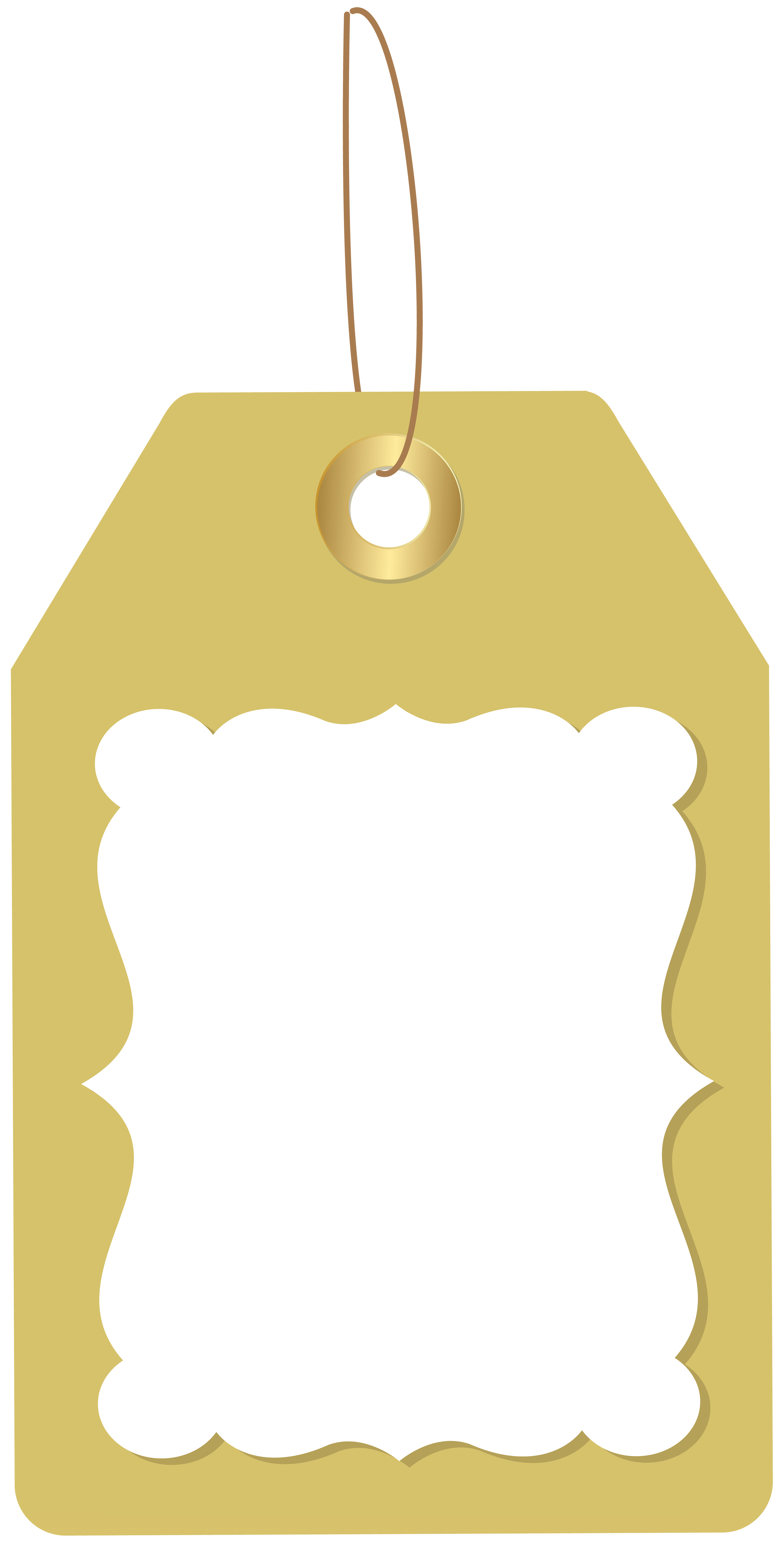 4058x8000 Deco Price Tag PNG Clip Art Image
