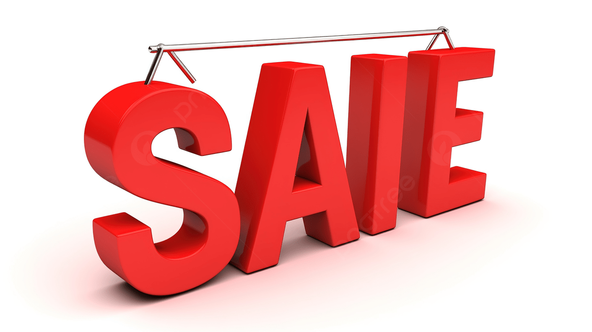 1200x673 Sale 3D Rendered Text