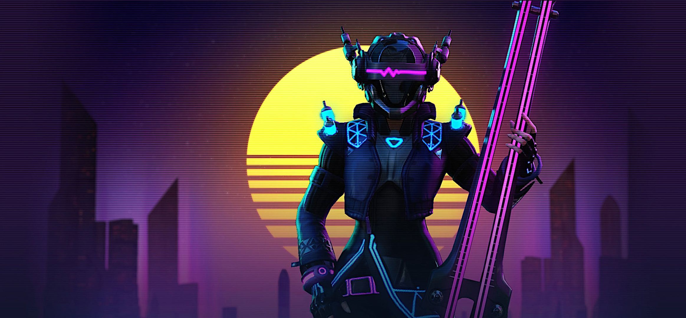 2327x1080 Digital Digital Art Artwork Futuristic