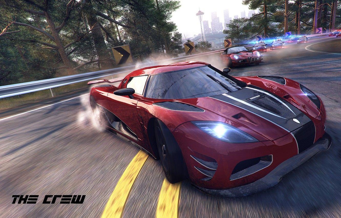 1332x850 Wallpaper Koenigsegg, red, police, Ubisoft, Agera R