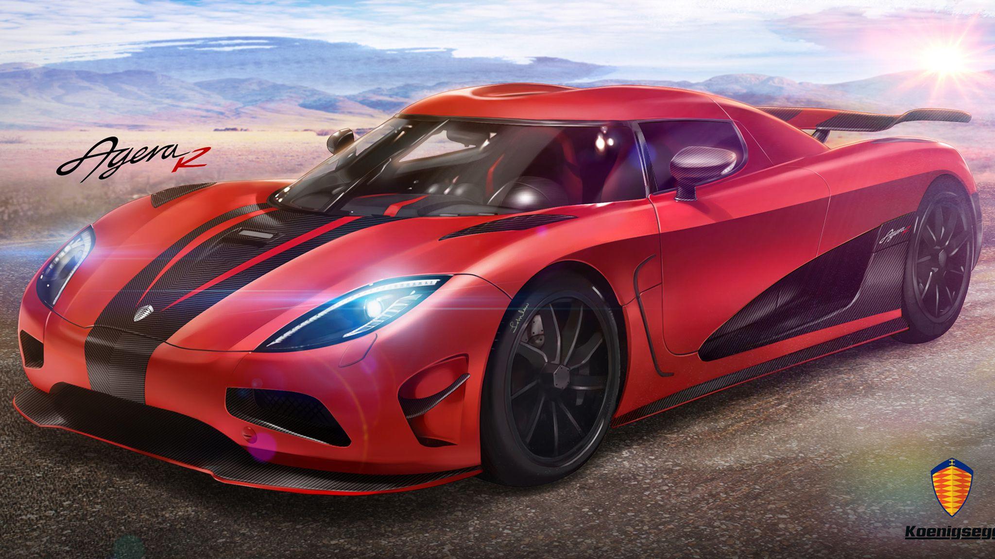 2048x1152 Koenigsegg Agera R Artwork 2048x1152 Resolution HD