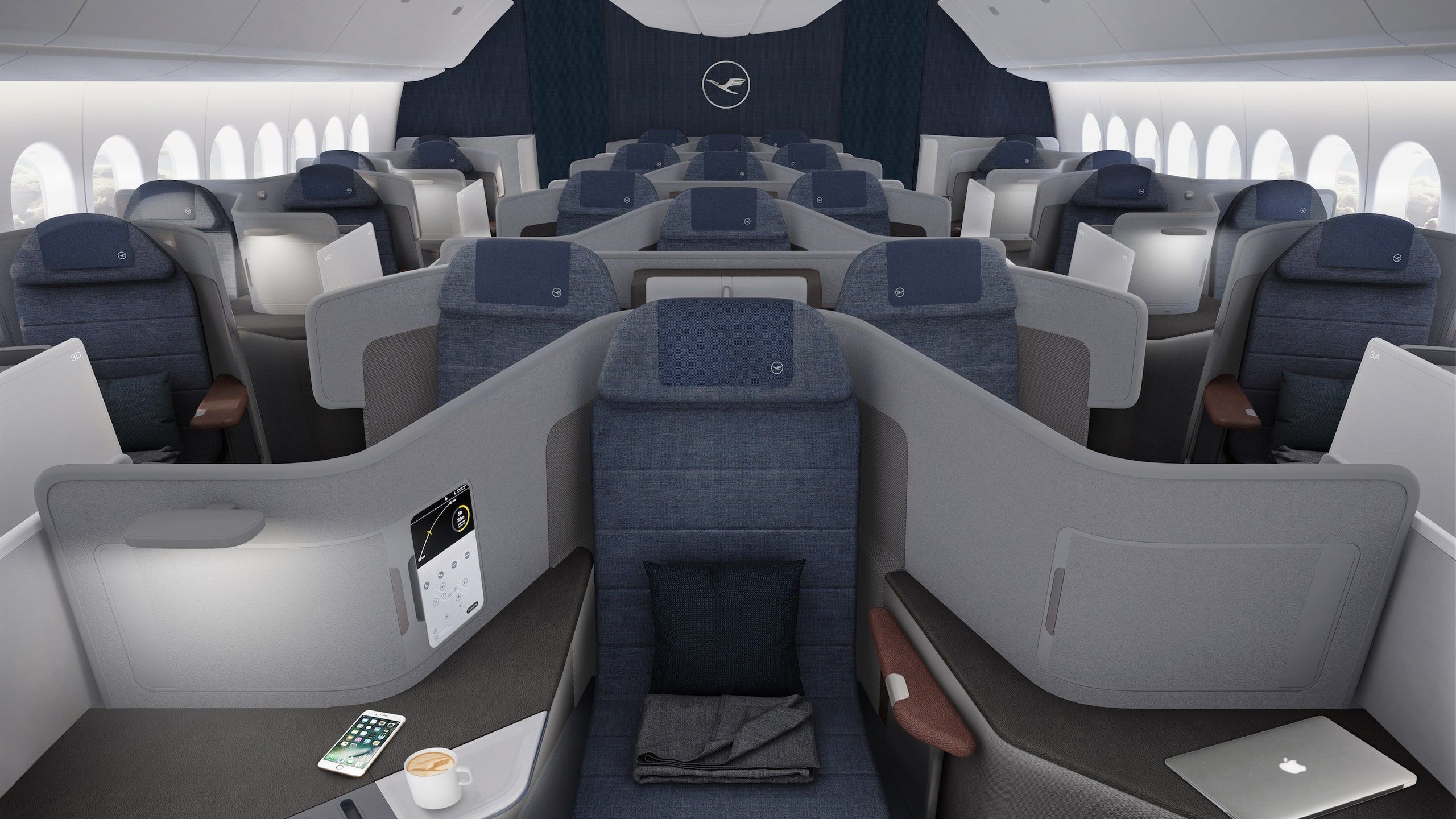 2560x1440 Lufthansa's Redesigned Business Class