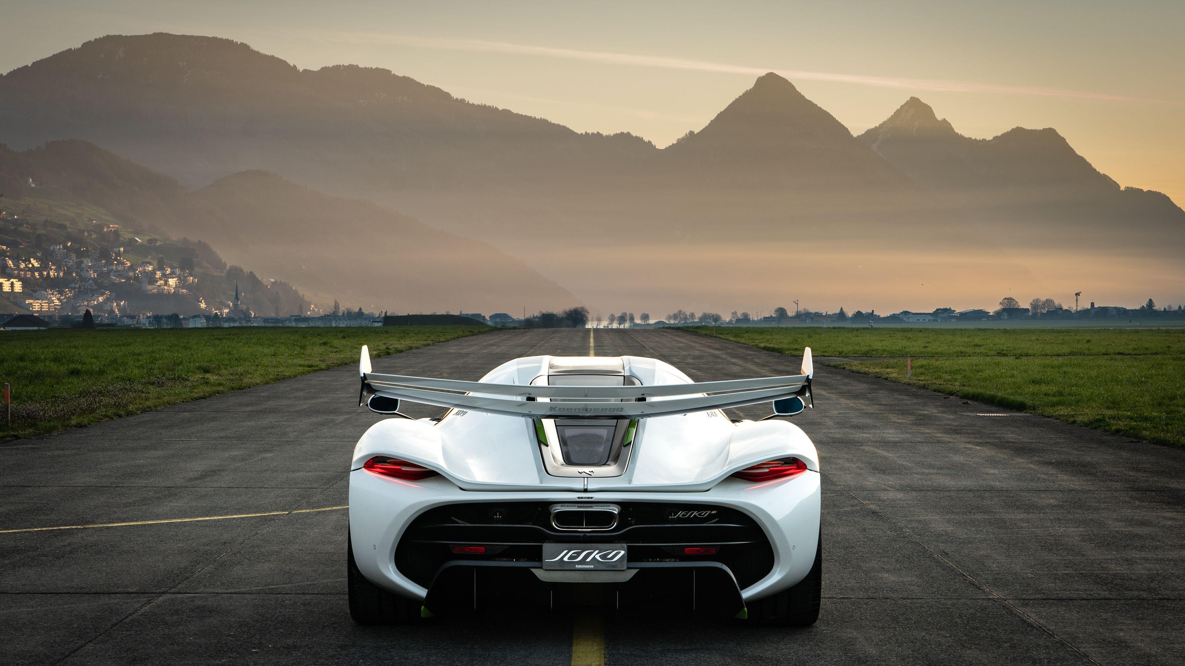 3840x2160 Wallpaper 4k 2019 Koenigsegg Jesko Rear 4k 2019 cars