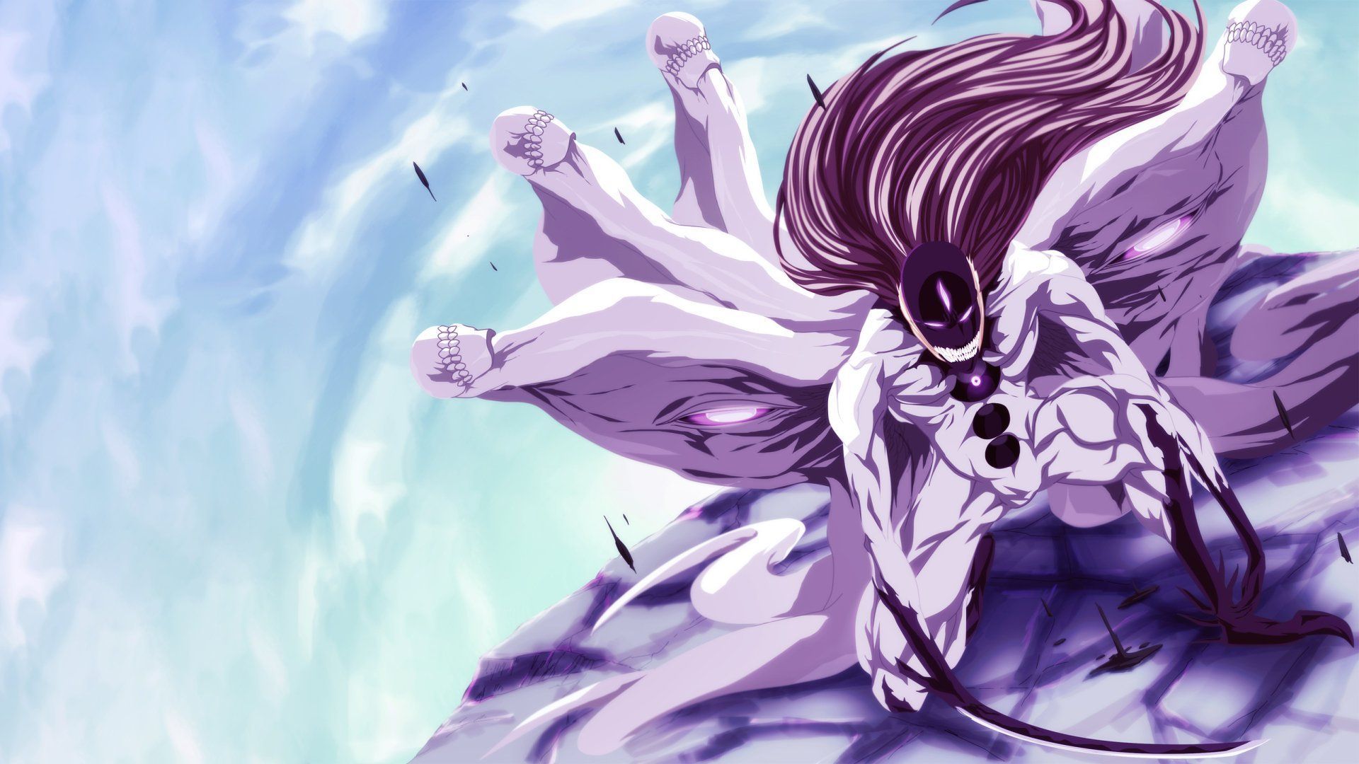 1920x1080 HD Wallpaper of Sōsuke Aizen from Bleach