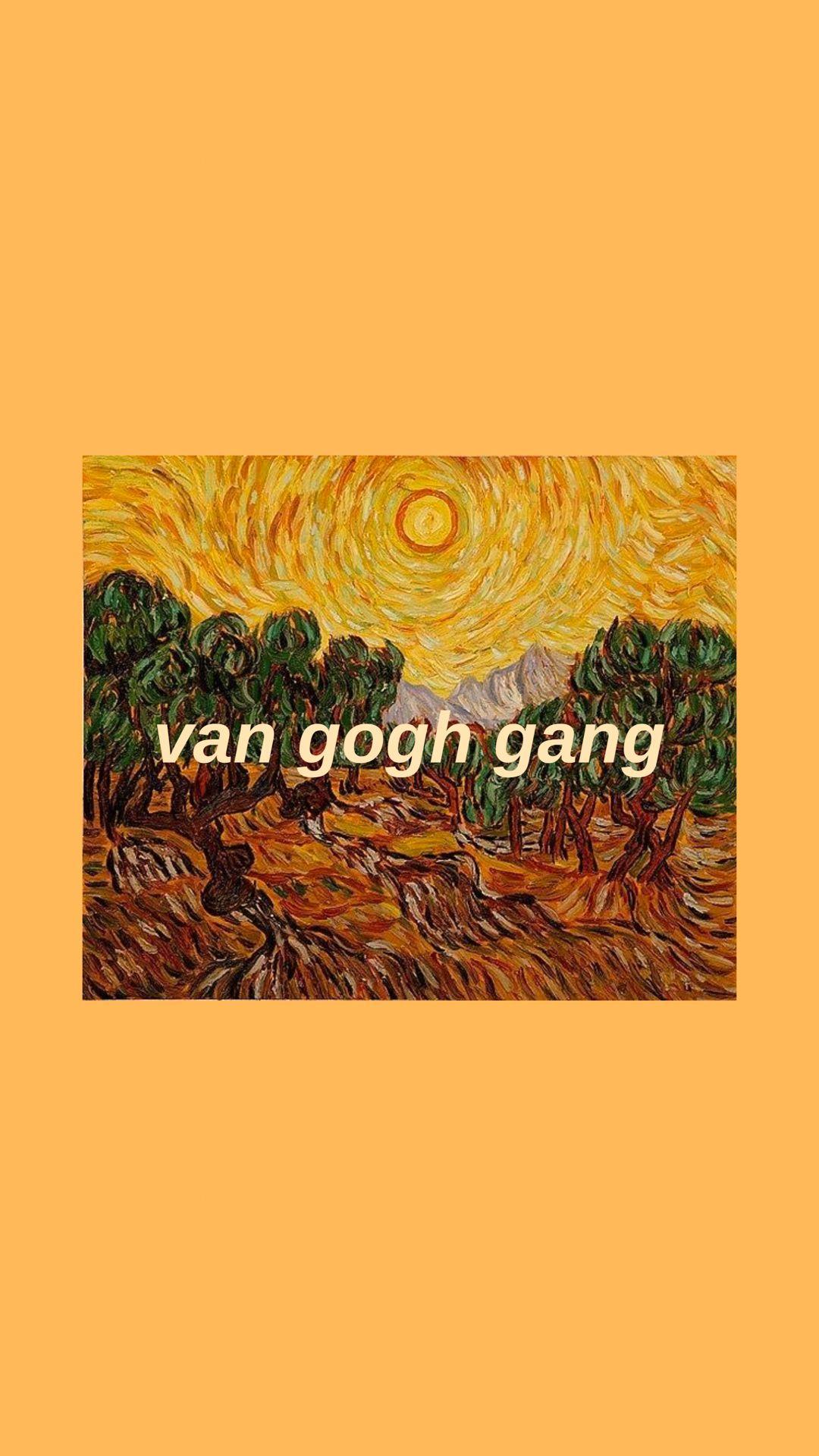 1080x1920 Van Gogh gang wallpaper by me :). art. Aesthetic