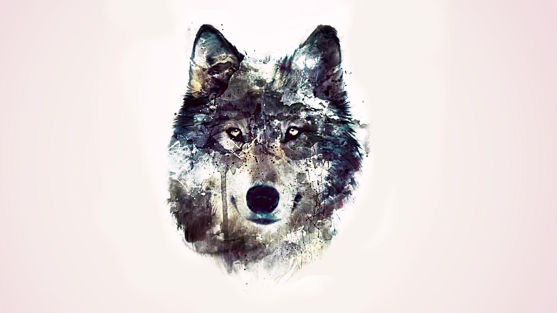 1920x1080 wolf wallpaper hipster