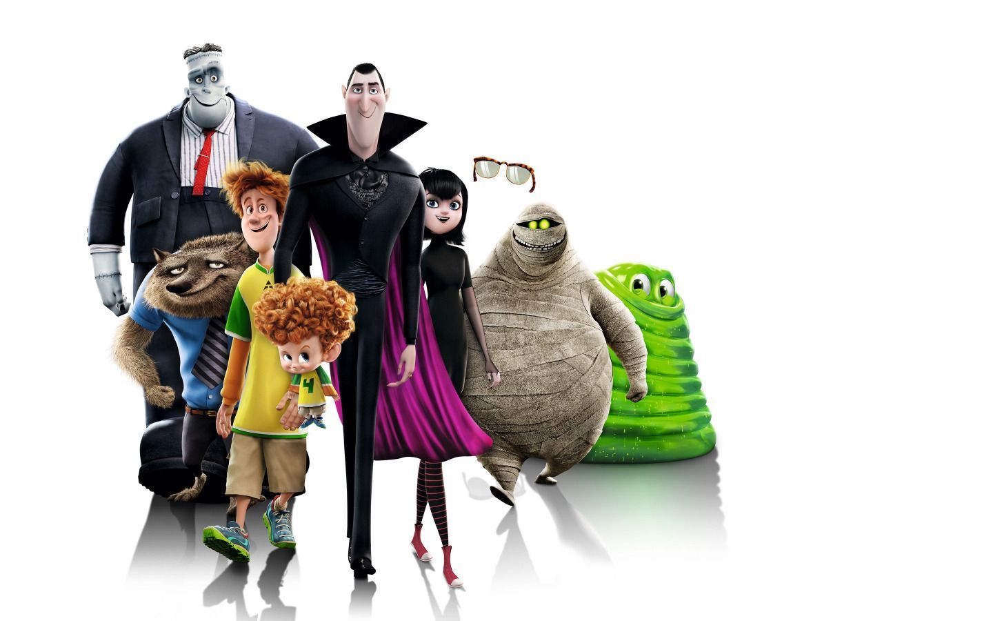 1440x900 Download wallpaper cartoon, white