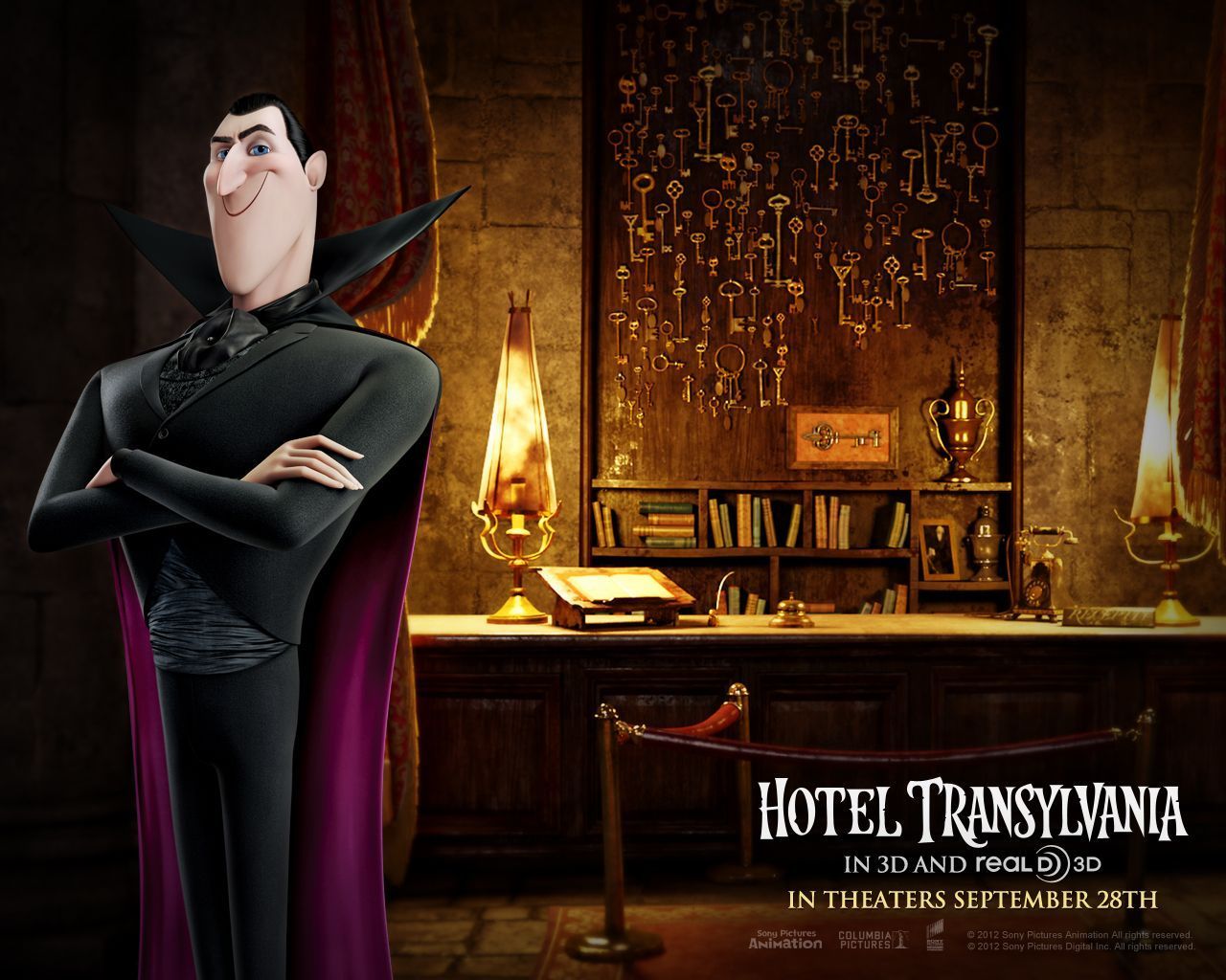 1280x1024 Six Hotel Transylvania Character Wallpaper
