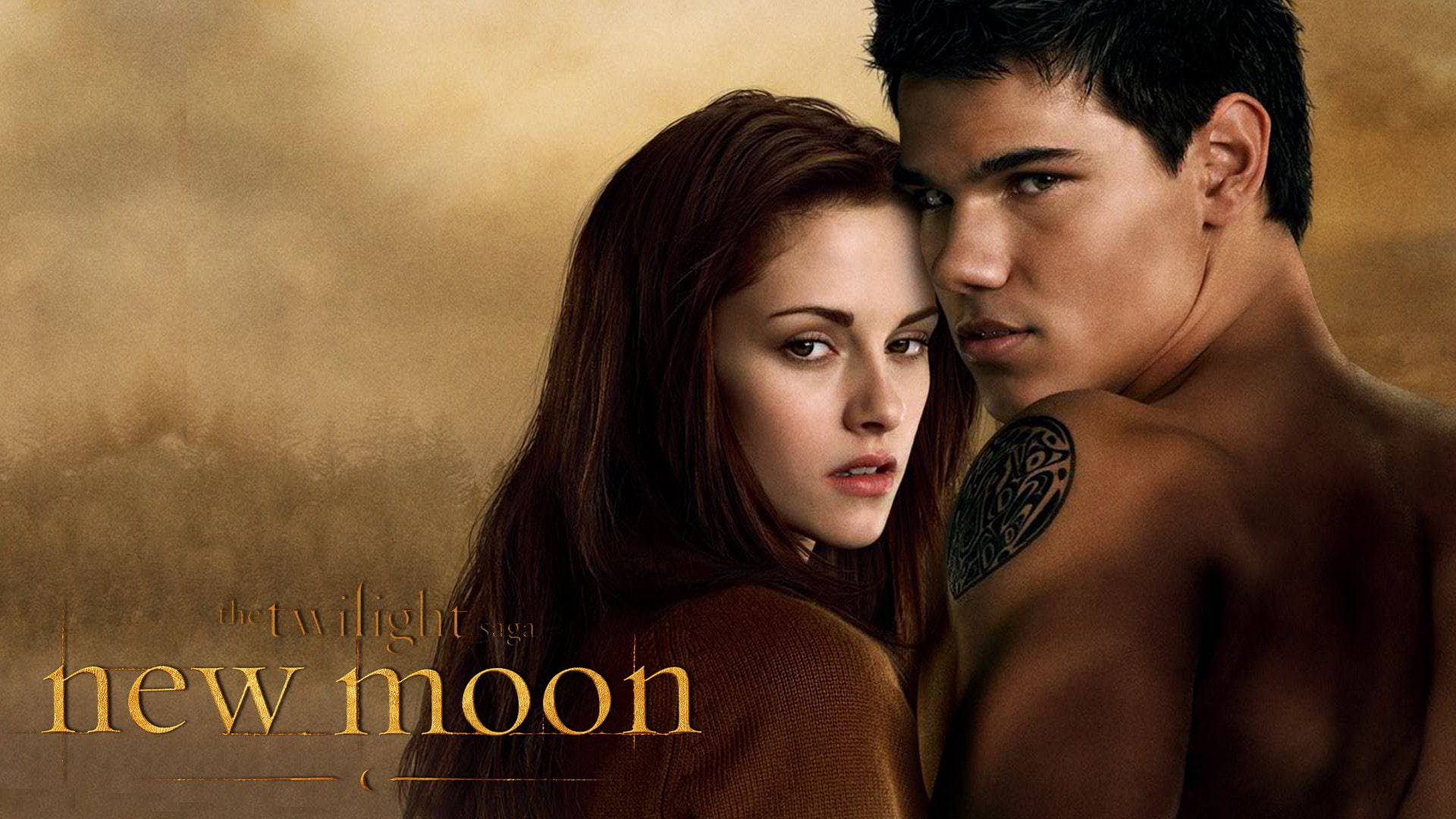 1920x1080 New Moon Bella And Jacob Wallpaper
