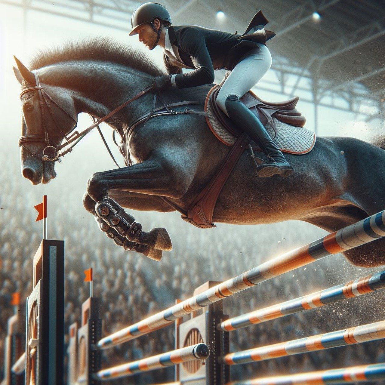 1280x1280 Ai Generated, Horse, Horse Riding