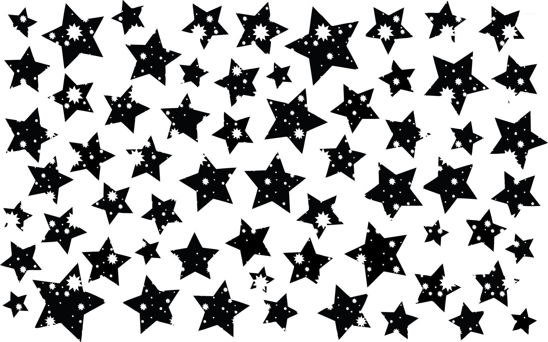 Black and White Star Wallpapers - Top Free Black and White Star Backgrounds  - WallpaperAccess