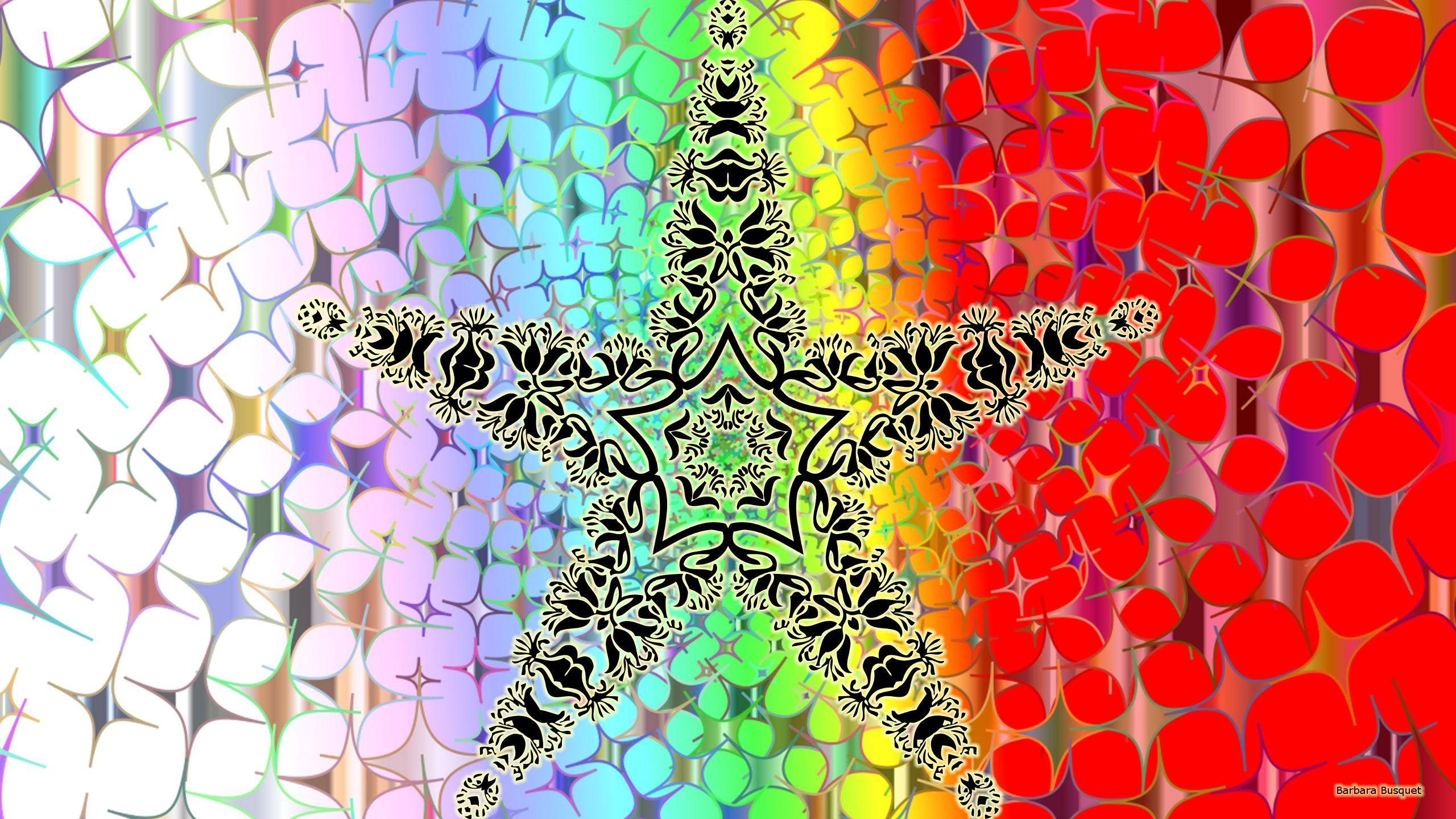 2560x1440 Wallpaper with big star