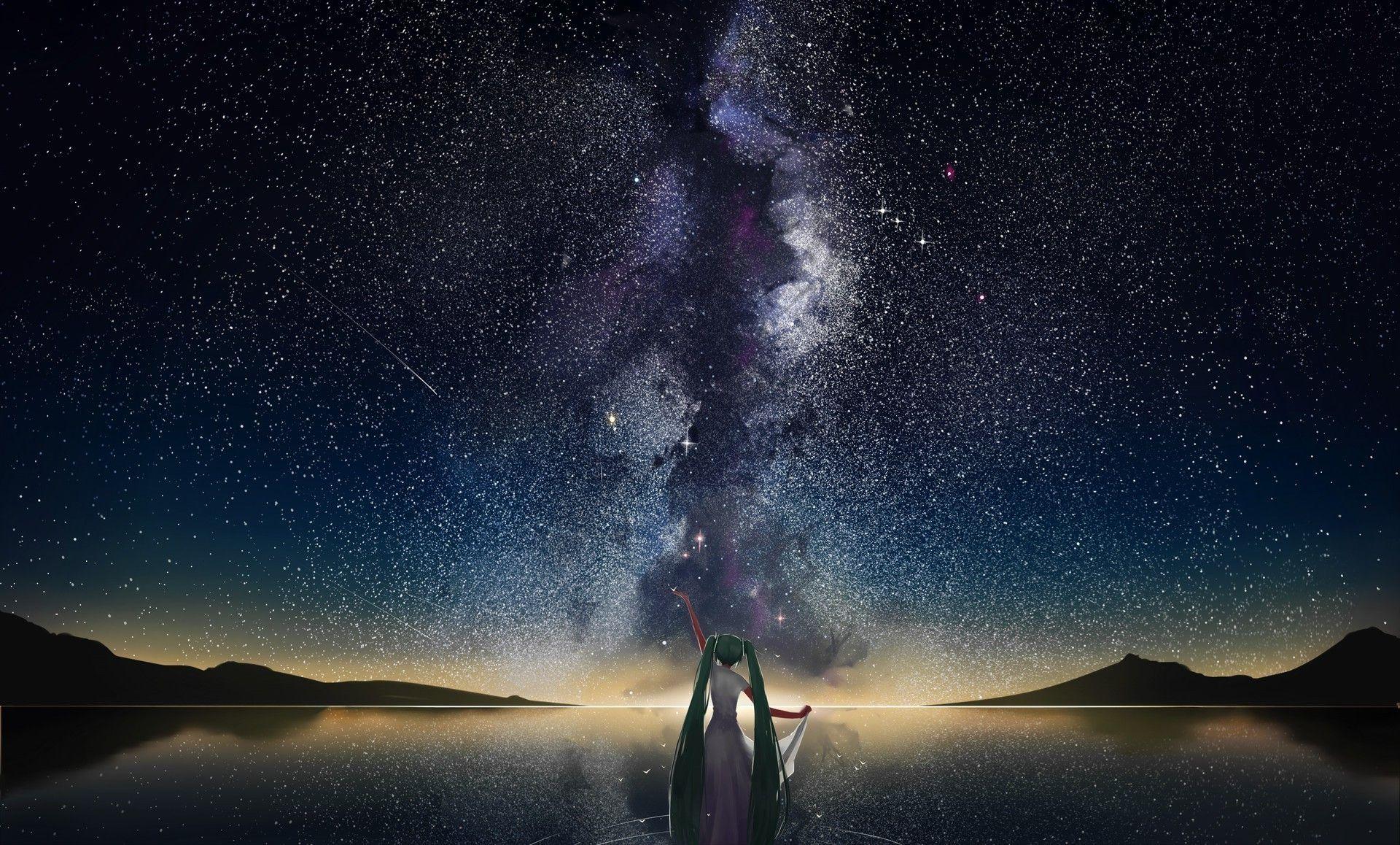 1920x1158 Shooting Stars Wallpaper