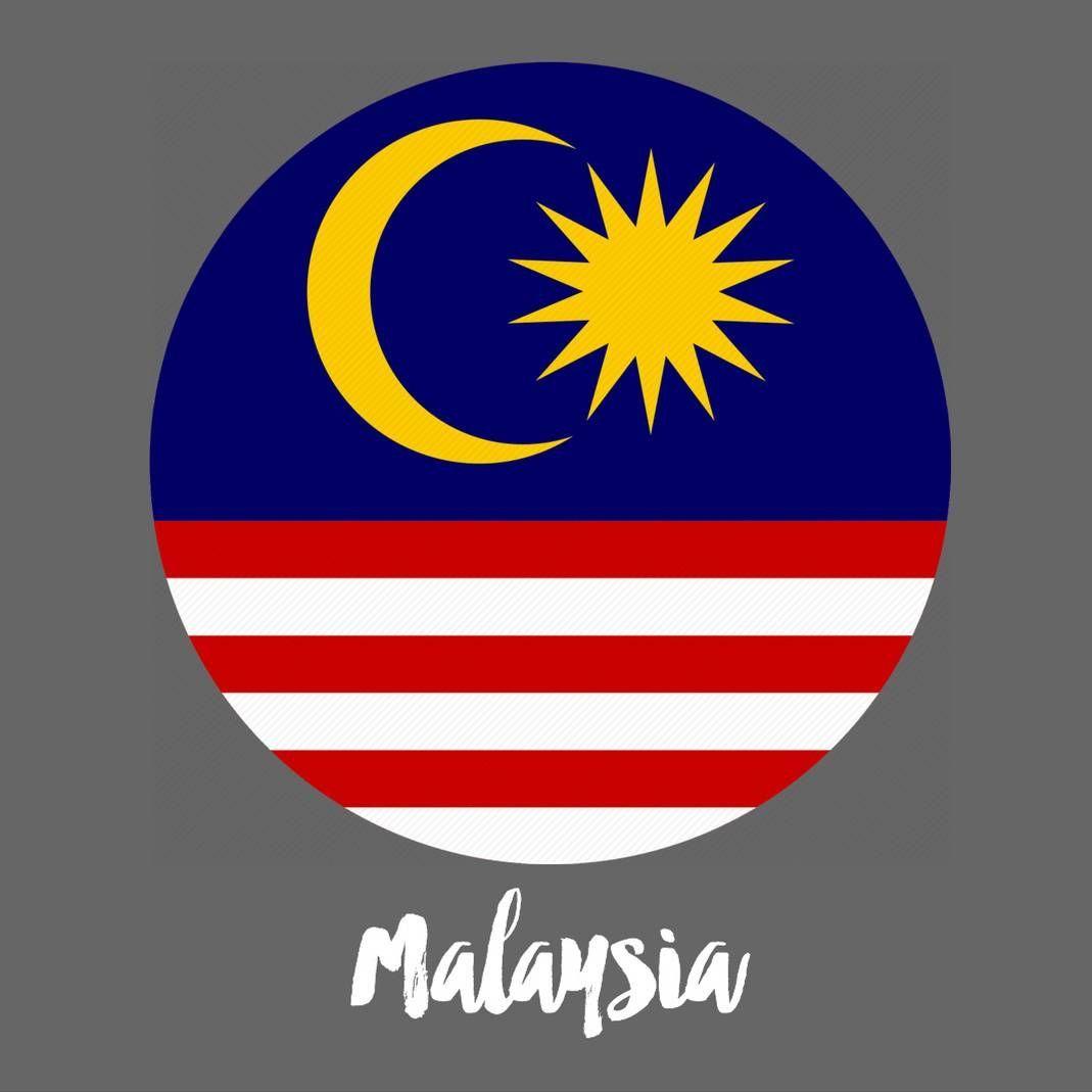 Bendera Malaysia Bentuk Love - mowmalay