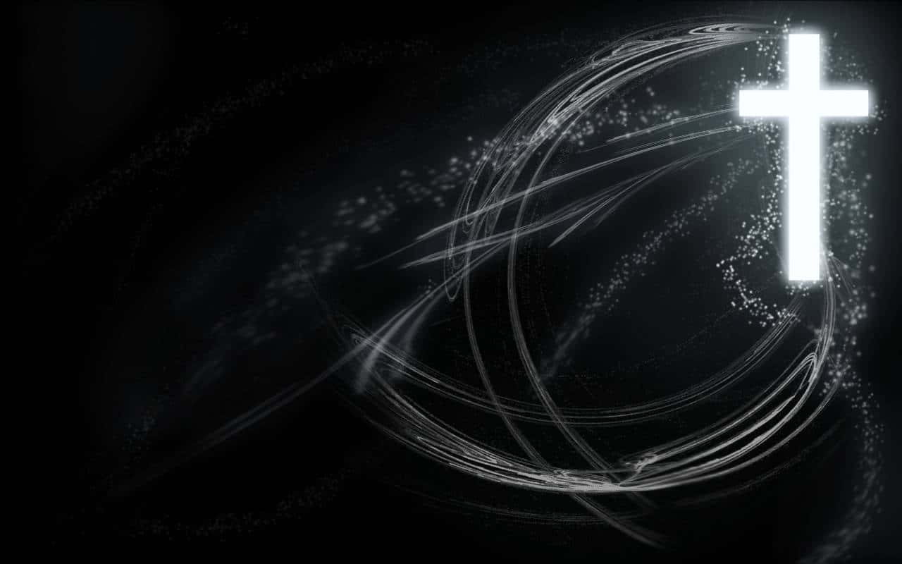 1280x800 Black Cross Wallpaper