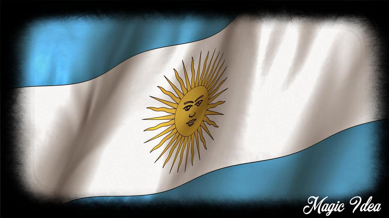 1280x720 Argentina Flag Wallpaper for Android